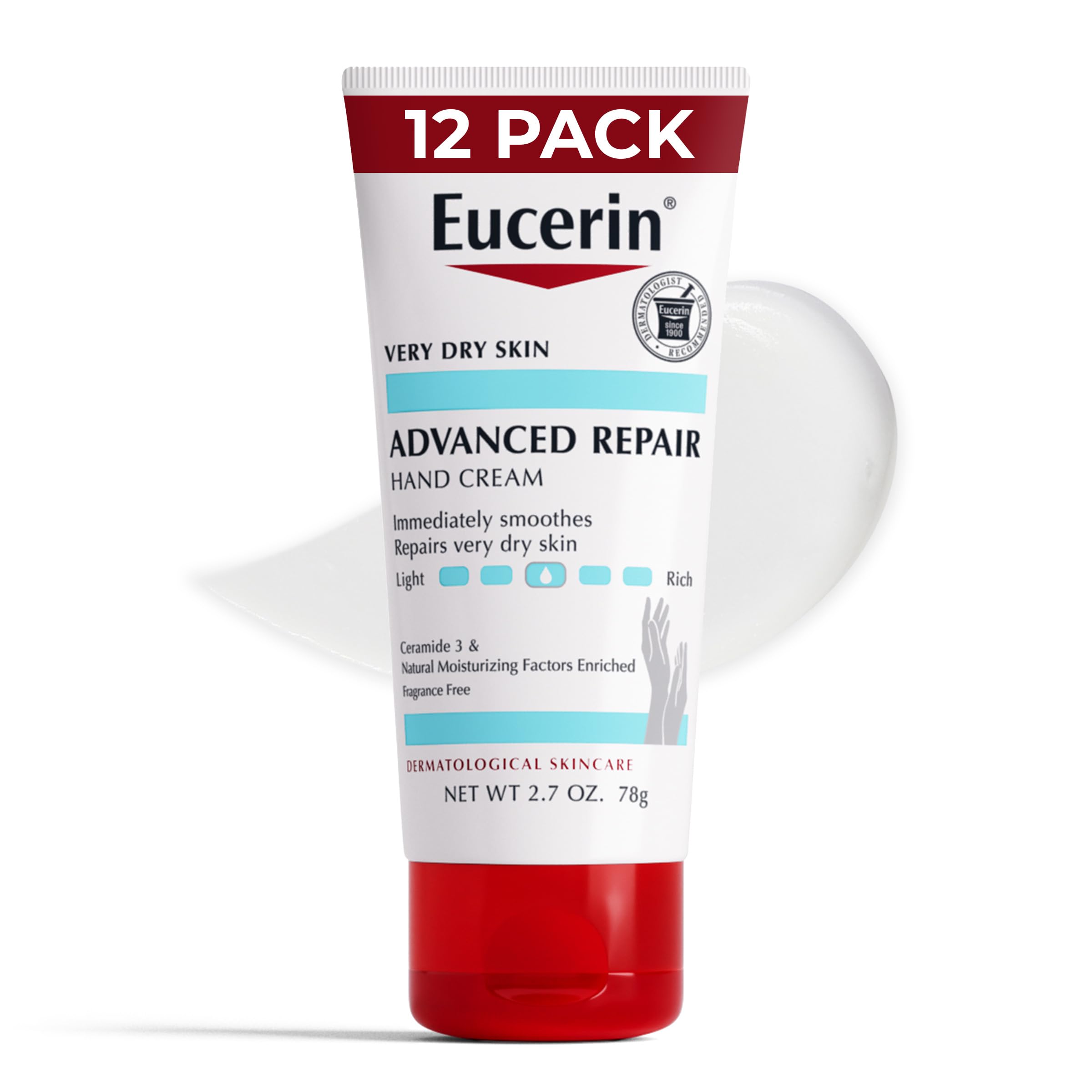 Foto 2 pulgar | Crema De Manos Eucerin Advanced Repara Piel Muy Seca 80 Ml X 12 - Venta Internacional.