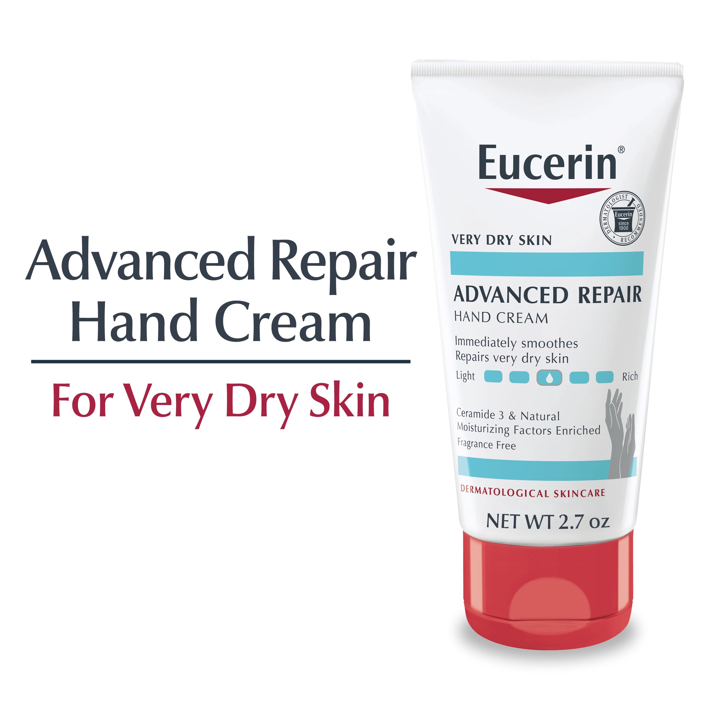 Foto 3 pulgar | Crema De Manos Eucerin Advanced Repara Piel Muy Seca 80 Ml X 12 - Venta Internacional.