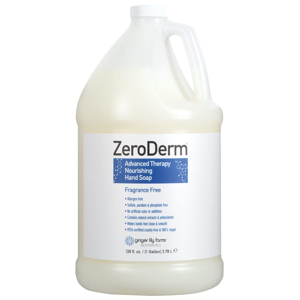 Recambio De Jabón Líquido Para Manos Ginger Lily Farms Zeroderm 3.8l - Venta Internacional.