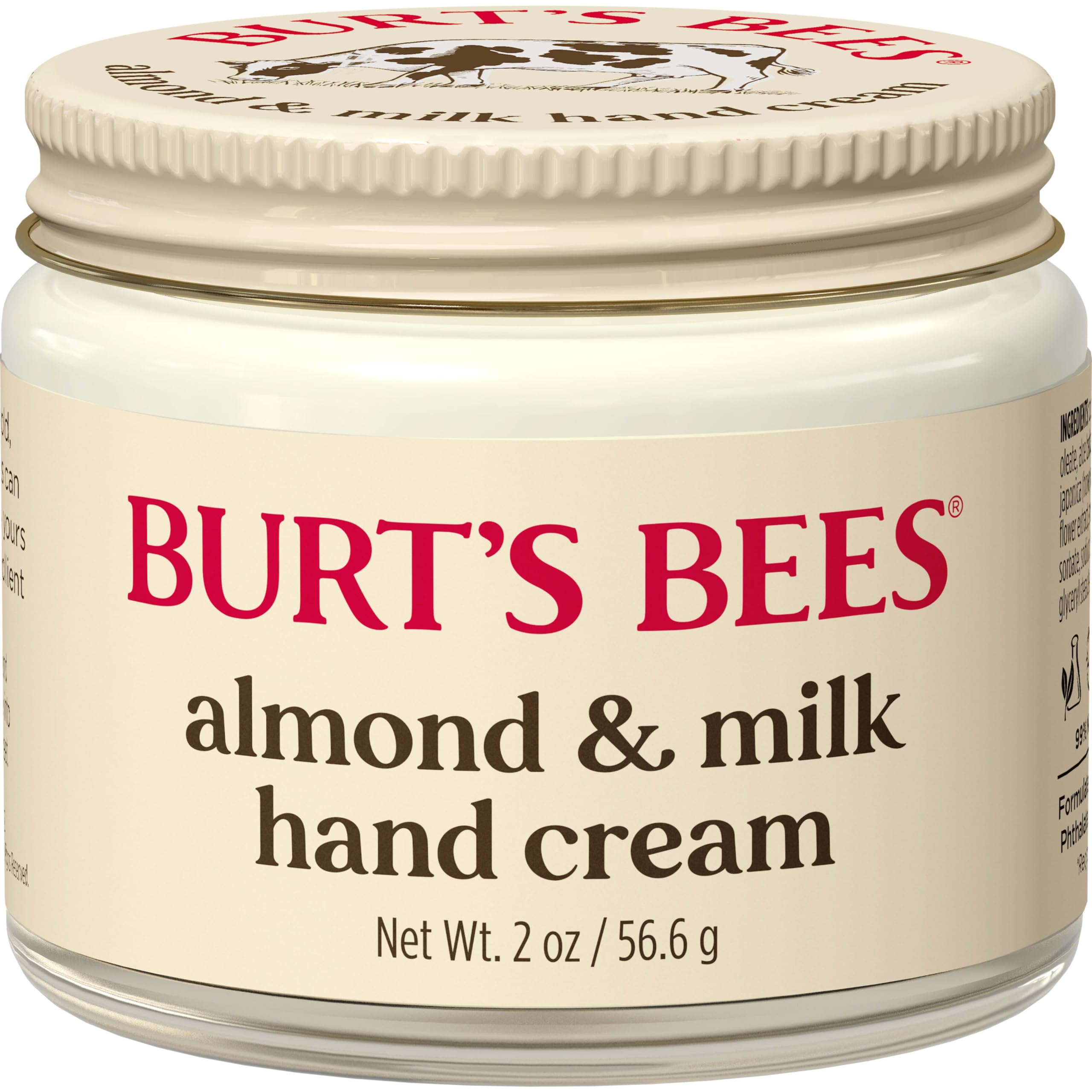 Crema De Manos Burt's Bees Con Almendras Y Leche, 60 Ml, Regalo De Navidad - Venta Internacional.