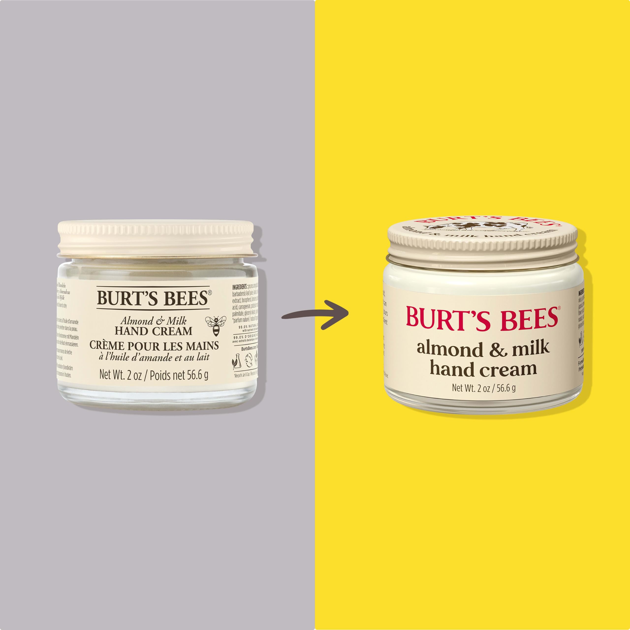 Foto 2 | Crema De Manos Burt's Bees Con Almendras Y Leche, 60 Ml, Regalo De Navidad - Venta Internacional.