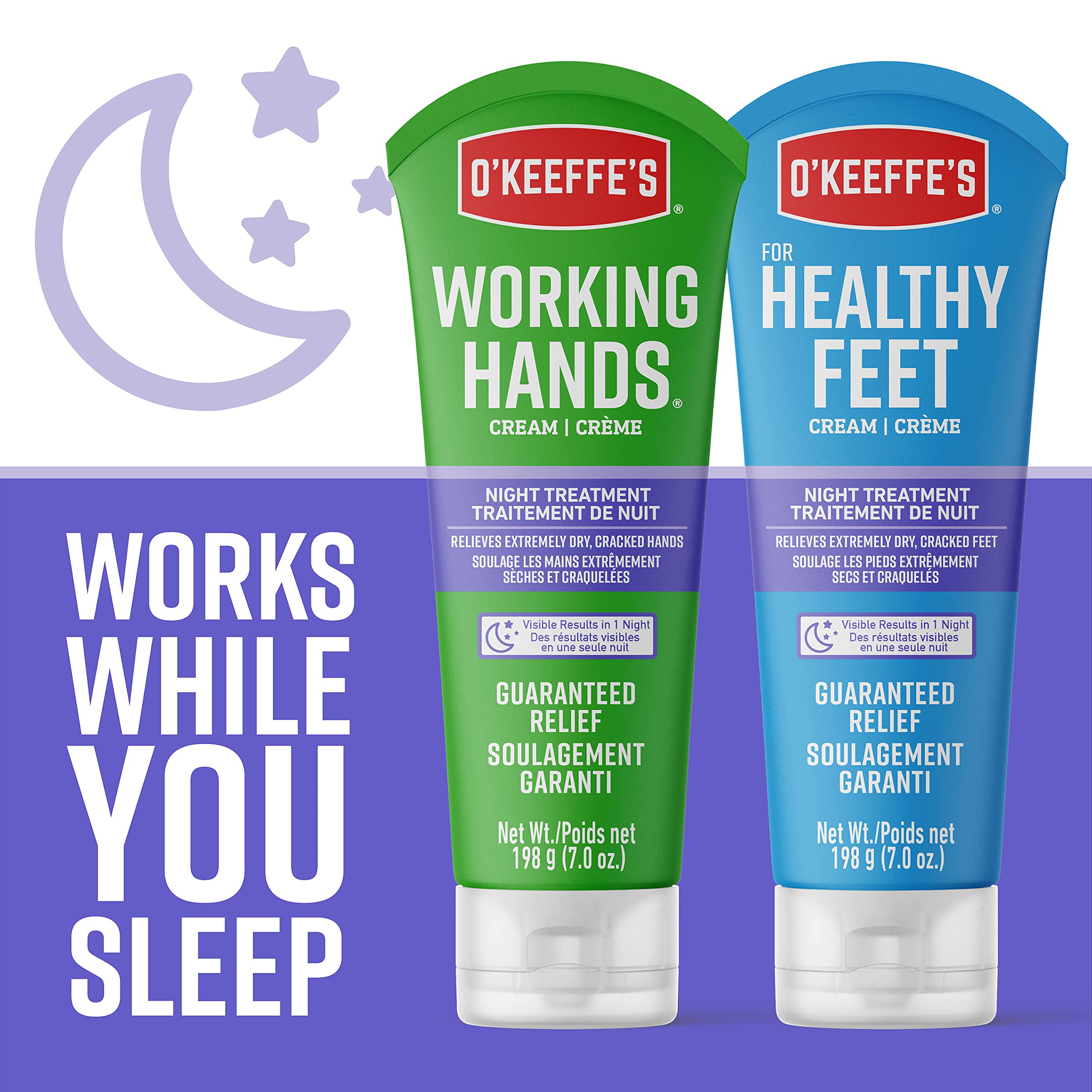 Foto 5 pulgar | Crema De Manos O'keeffe's Working Hands Night Treatment 200 Ml (x2) - Venta Internacional.