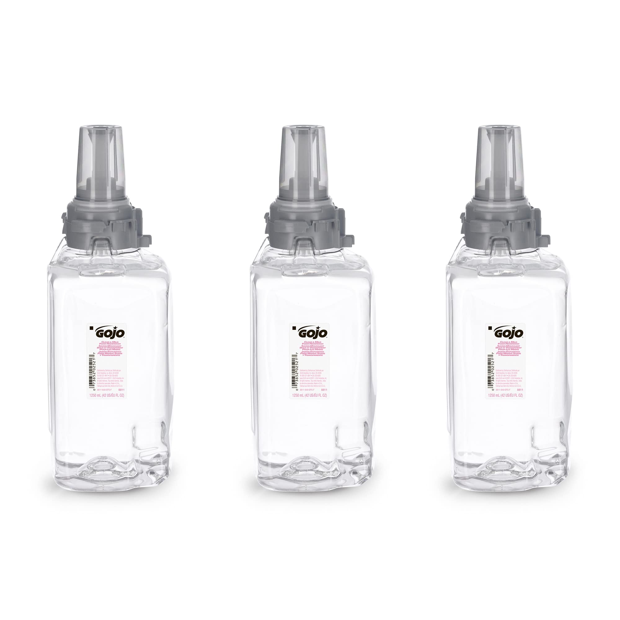 Recambio De Jabón En Espuma Gojo Clear & Mild De 1250 Ml Para Dispensador Adx-12 - Venta Internacional.