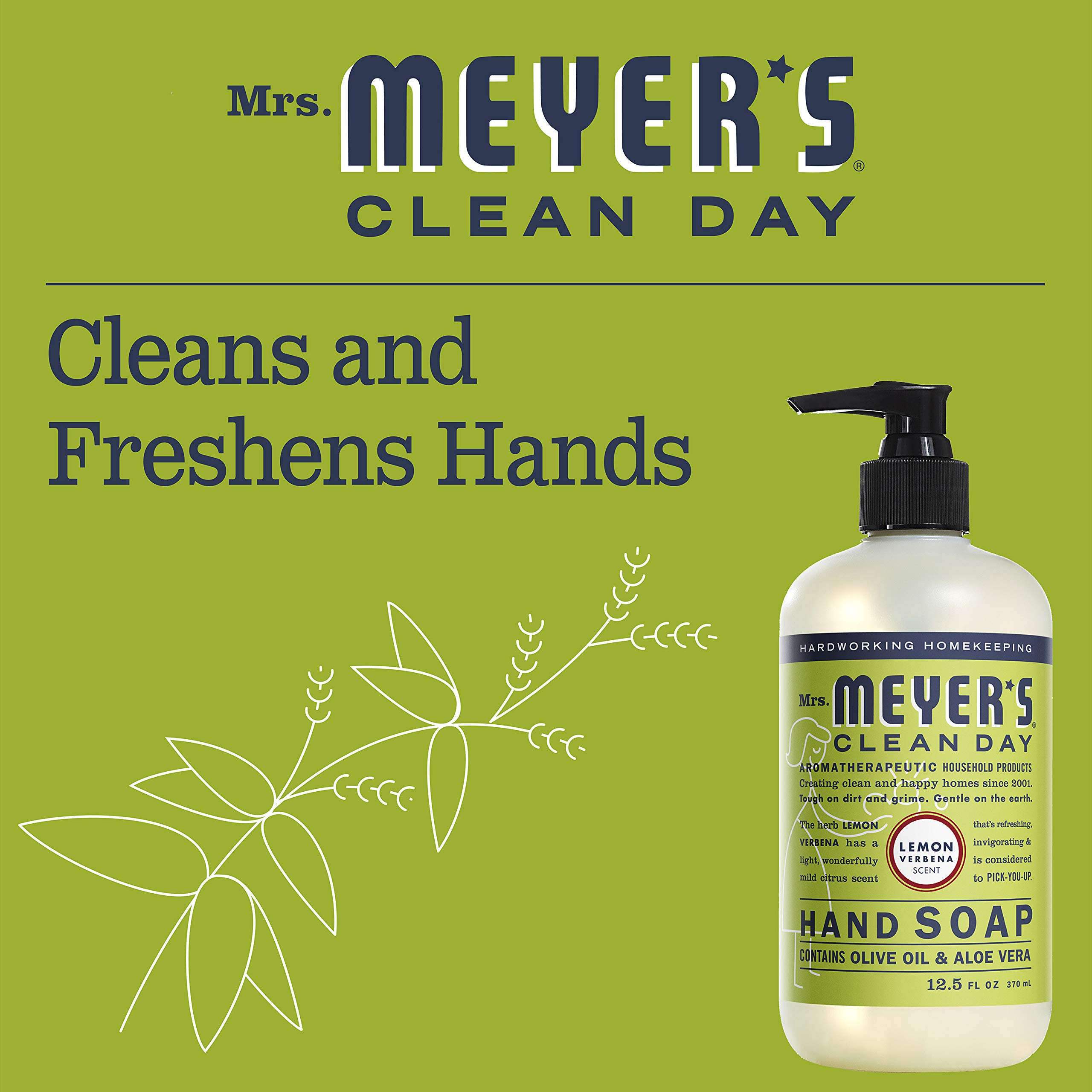 Foto 5 | Jabón Líquido Para Manos Mrs. Meyer's Clean Day Lemon Verbena 375 Ml - Venta Internacional.