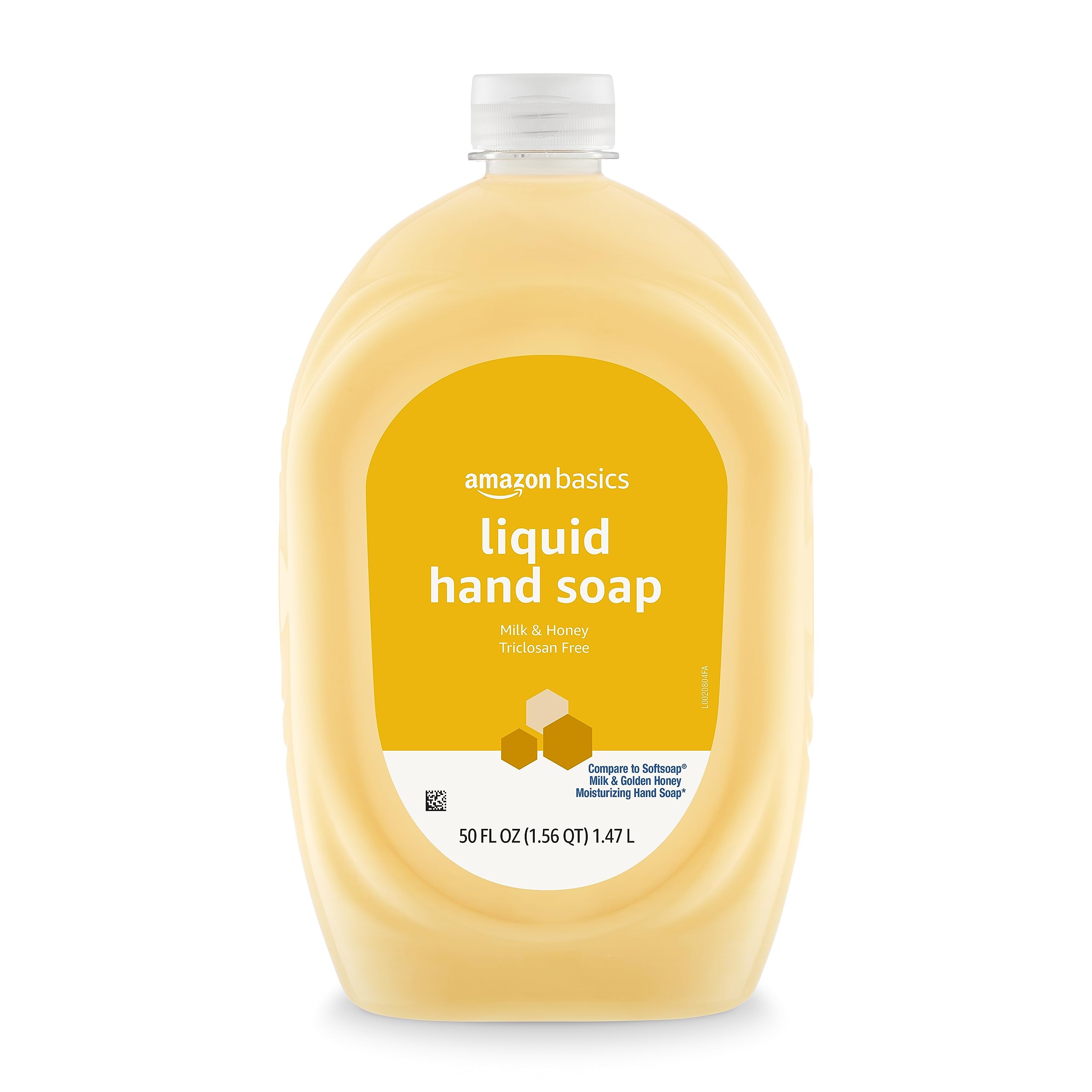 Recambio De Jabón Líquido Para Manos Amazon Basics Milk Honey 1.5 L - Venta Internacional.