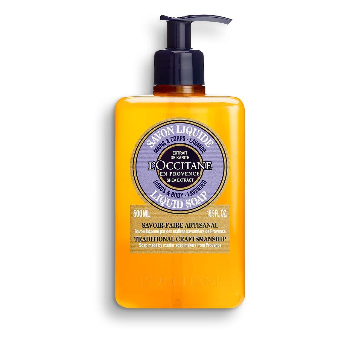 Foto 2 pulgar | Jabón Líquido L'occitane Shea Hand & Body Lavender 500 Ml - Venta Internacional.