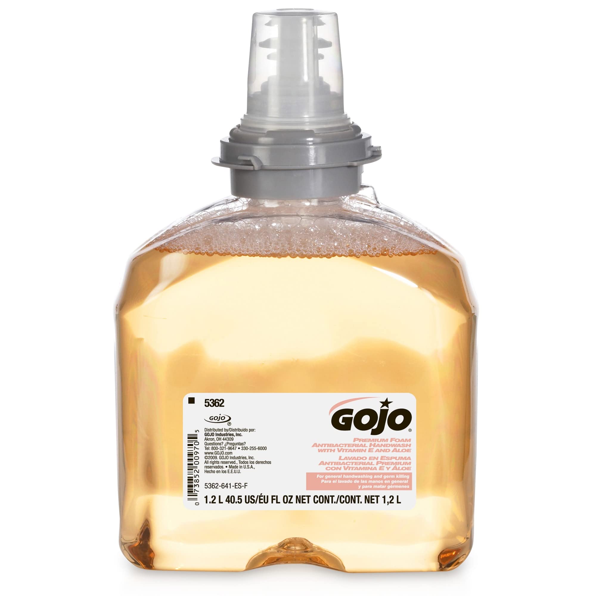 Foto 3 pulgar | Recambios De Jabón En Espuma Para Manos Gojo Tfx Premium 1200 Ml (paquete De 2) - Venta Internacional.