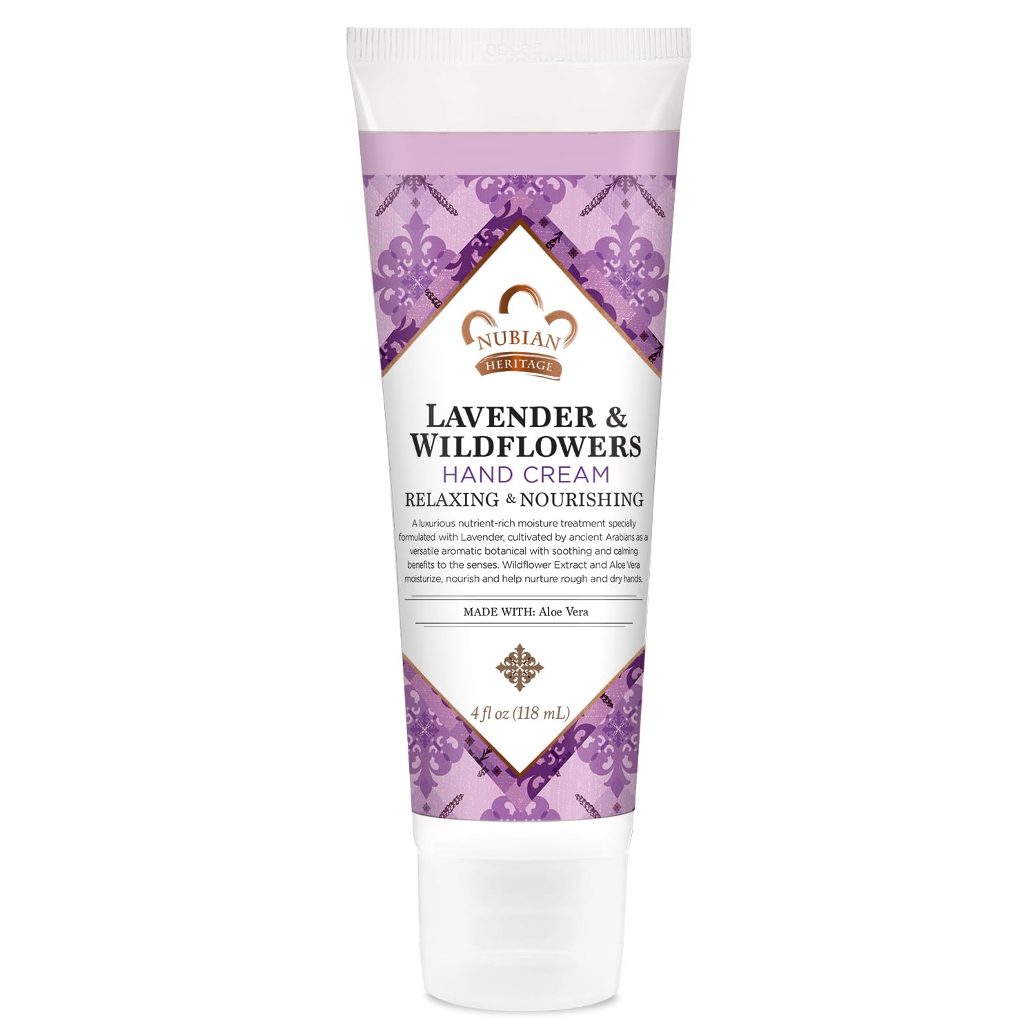 Foto 2 pulgar | Crema De Manos Nubian Heritage Lavender & Wildflowers 120 Ml Con Vitamina E - Venta Internacional.