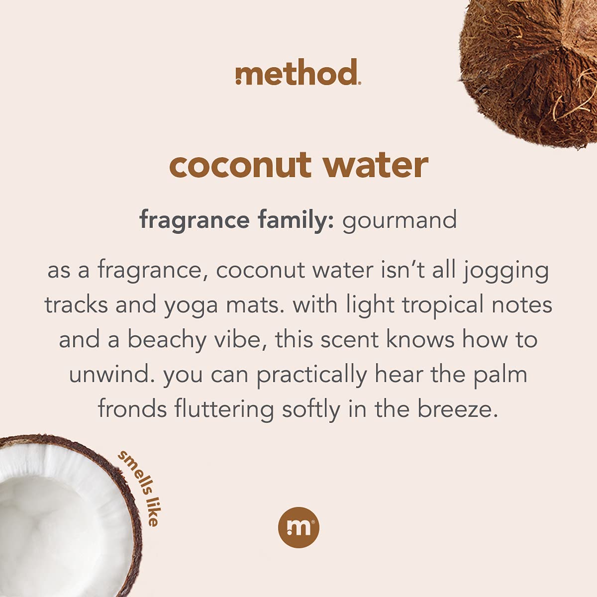 Foto 4 pulgar | Hand Wash Method En Gel Con Agua De Coco, 360 Ml, Paquete De 6 Unidades, Biodegradable - Venta Internacional.