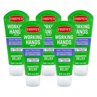 Foto 1 | Crema De Manos O'keeffe's Working Hands Night Treatment 90 Ml (x5) - Venta Internacional.