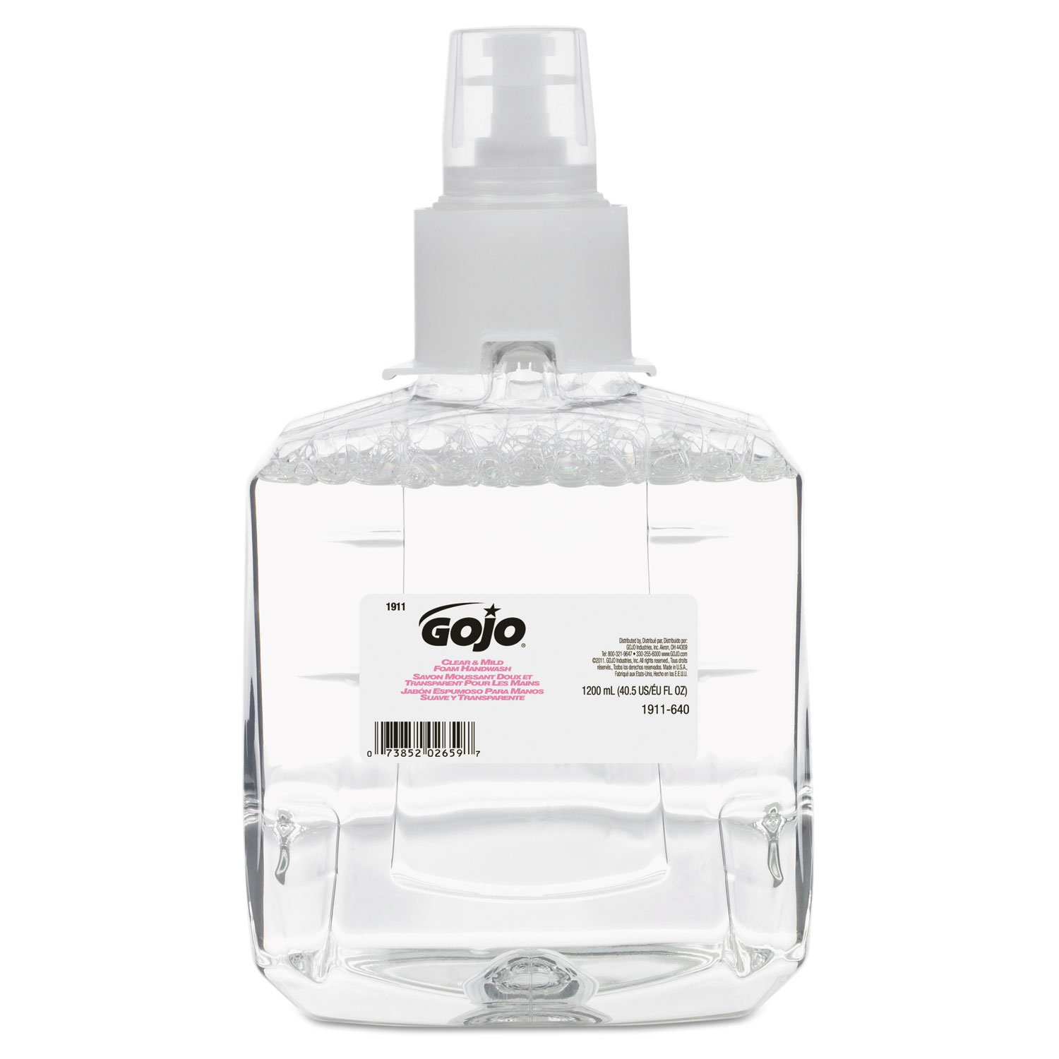 Recambio De Jabón De Manos En Espuma Gojo Clear & Sud 1200 Ml Ltx-12 (x2) - Venta Internacional.