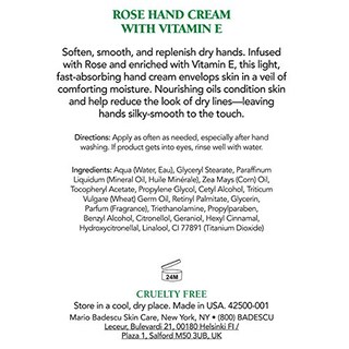 Foto 2 | Crema de Manos Mario Badescu Rose con Vitamina E 90 ml Unisex - Venta Internacional