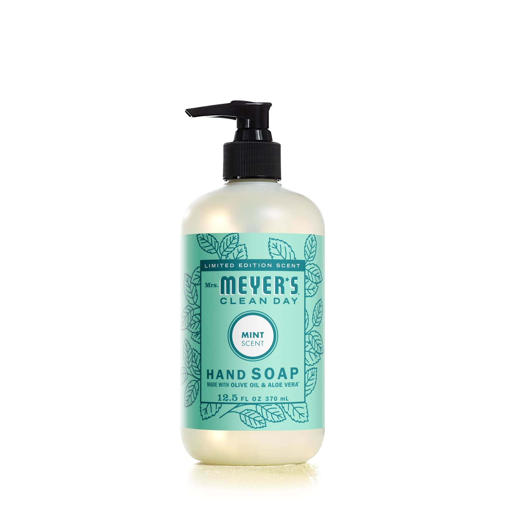 Jabón De Manos Mrs. Meyer's Clean Day Edición Limitada Menta 370ml - Venta Internacional.