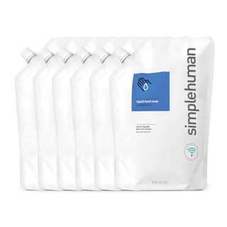 Foto 1 | Recambio De Jabón De Manos Simplehuman Spring Water, 1 Litro (paquete De 6) - Venta Internacional.