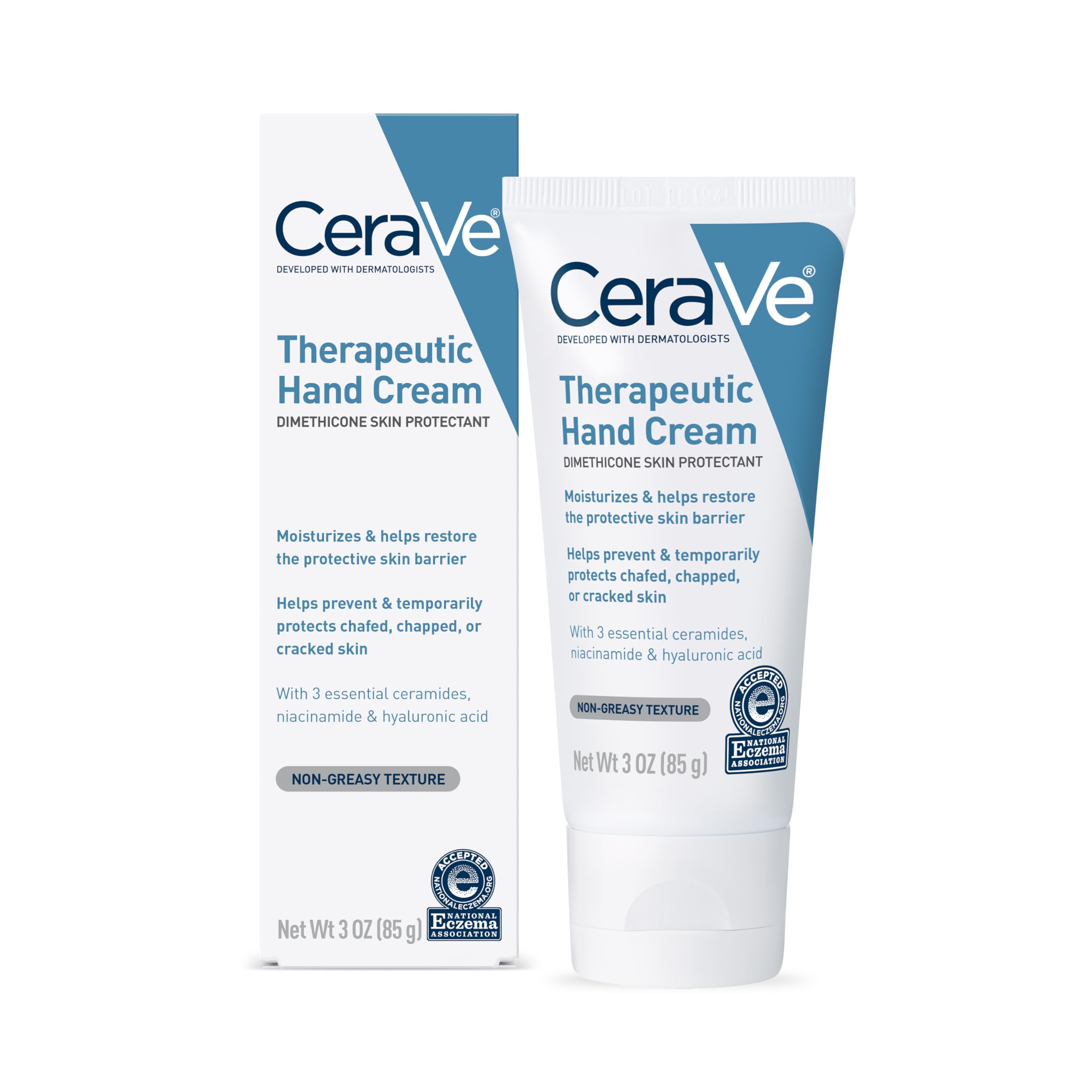 Foto 2 pulgar | Crema De Manos Cerave Therapeutic Para Manos Secas Y Agrietadas, 90 Ml - Venta Internacional.