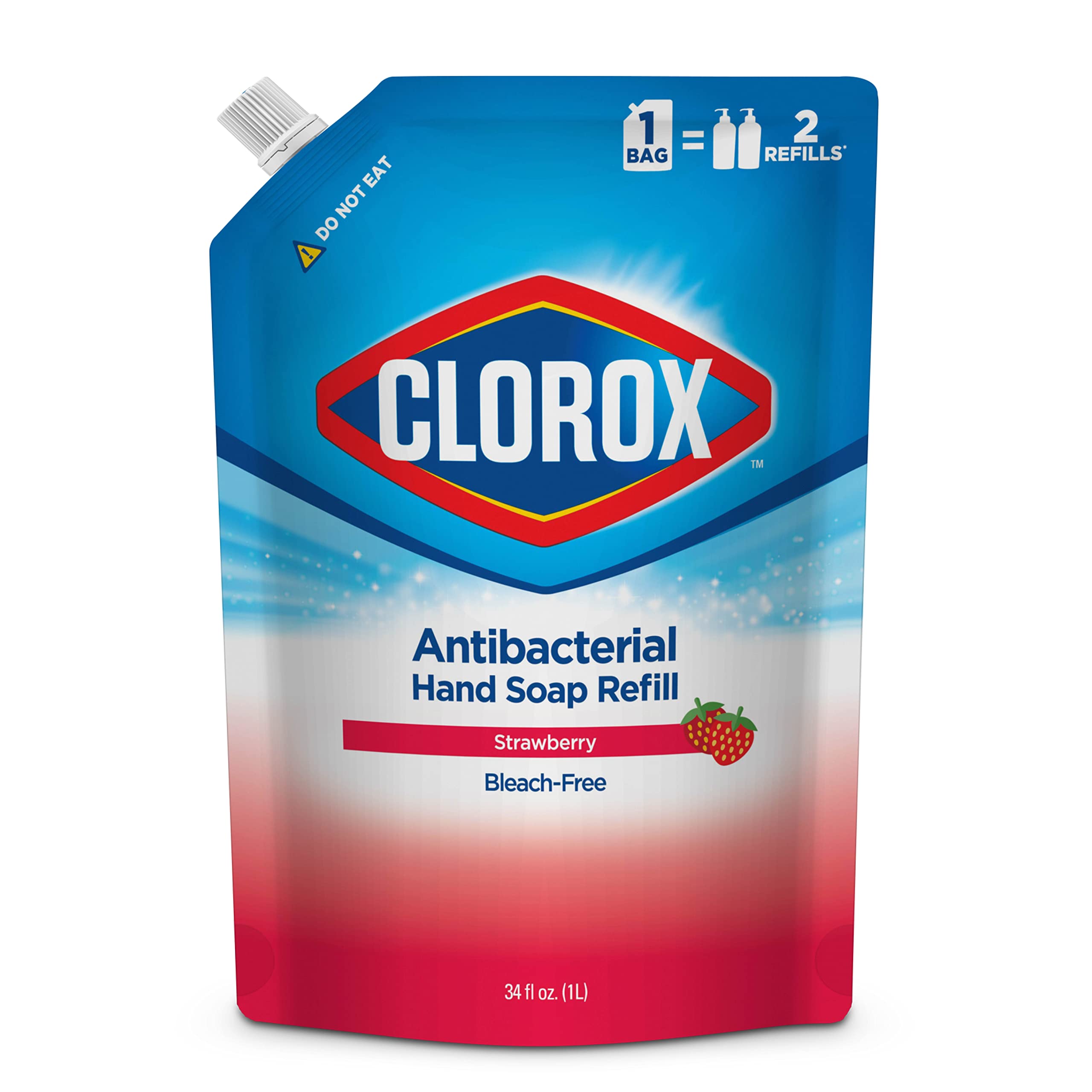 Foto 2 pulgar | Recambio De Jabón Líquido Para Manos Clorox, 1 Litro, Aroma A Fresa - Venta Internacional.