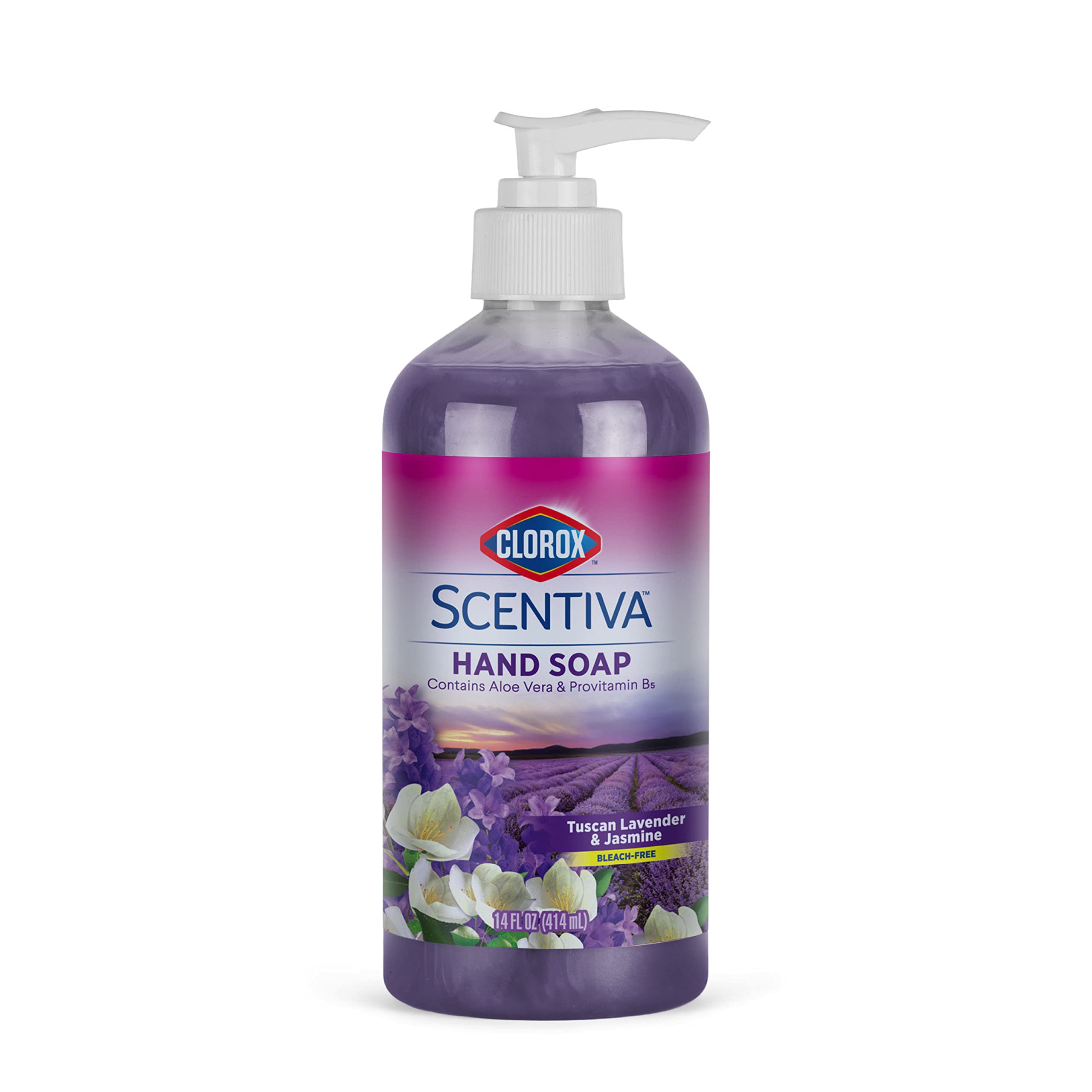 Jabón Líquido Para Manos Clorox Scentiva Tuscan Lavender & Jasmine 414ml - Venta Internacional.