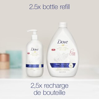 Foto 5 | Hand Wash Dove Advanced Care Deep Moisture, 1 Litro, Paquete De 3 - Venta Internacional.