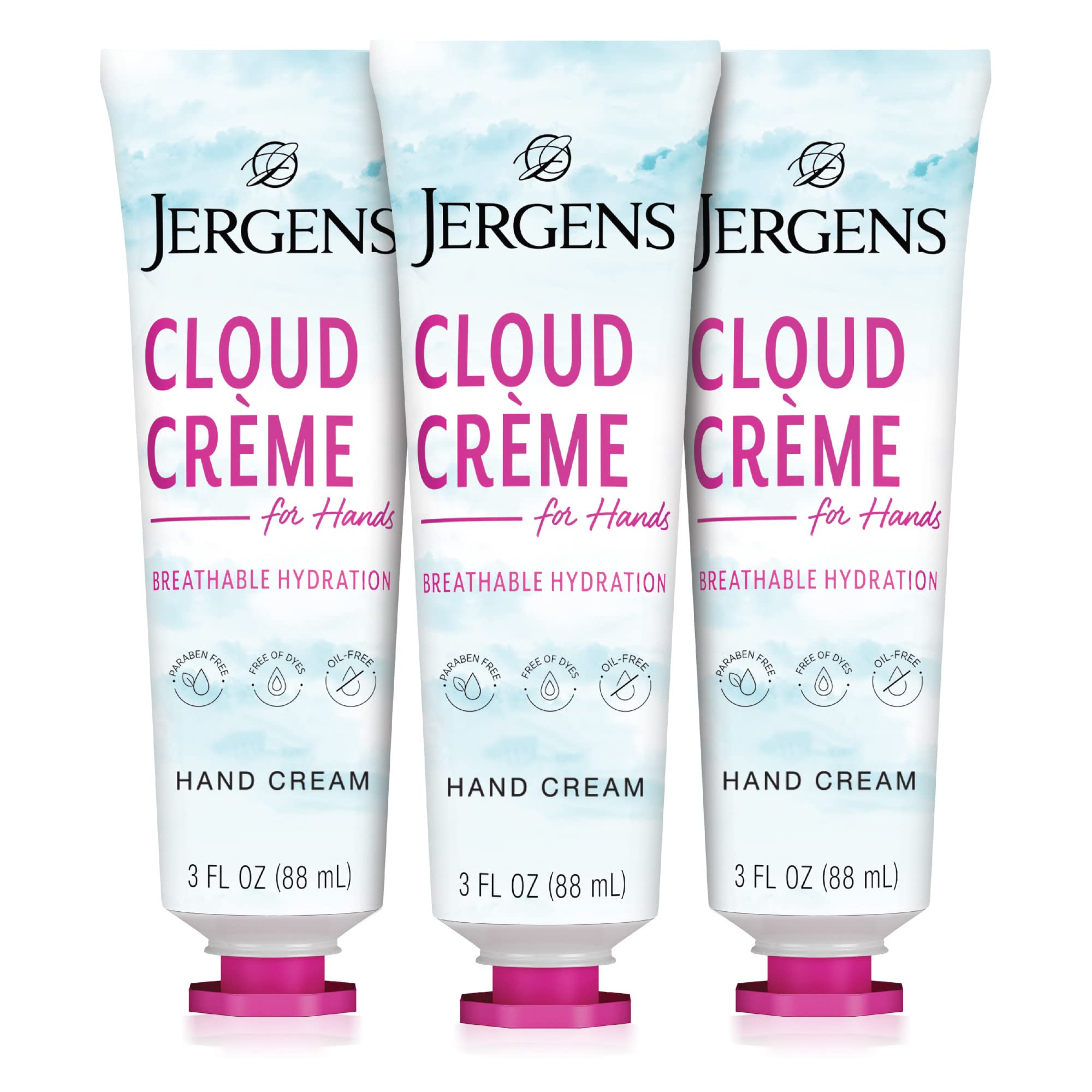 Foto 2 pulgar | Crema De Manos Jergens Cloud Créme Con Complejo Hialurónico 90 Ml X3 - Venta Internacional.