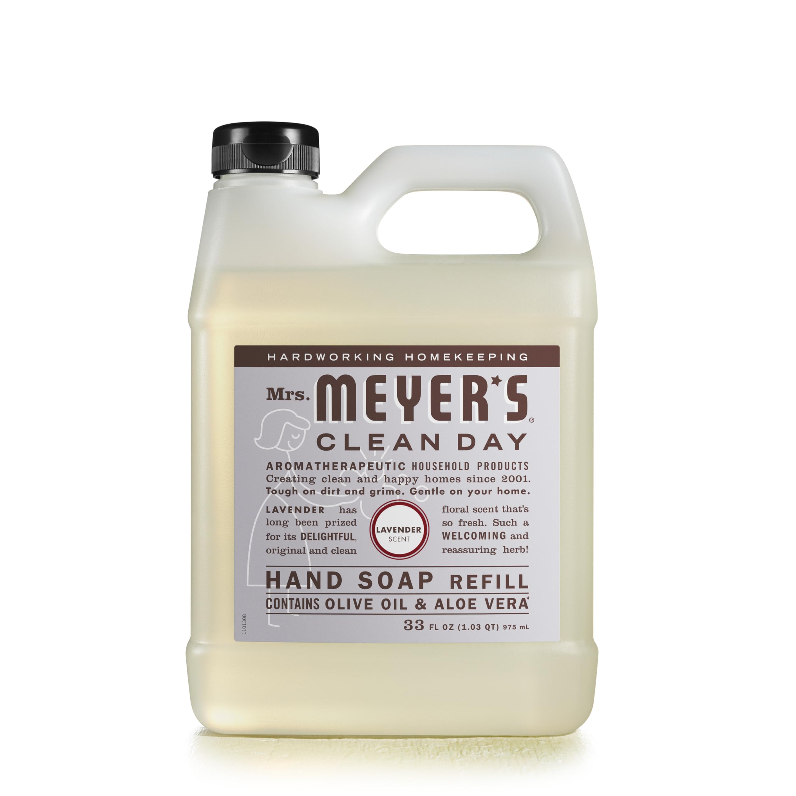 Jabón Líquido Para Manos Refill Mrs. Meyer's Clean Day Lavender, 1 Litro - Venta Internacional.