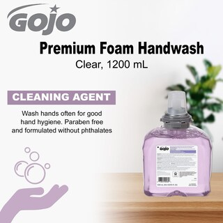 Foto 3 | Recambio De Jabón De Manos En Espuma Gojo Premium 1200 Ml Tfx Touch-free - Venta Internacional.