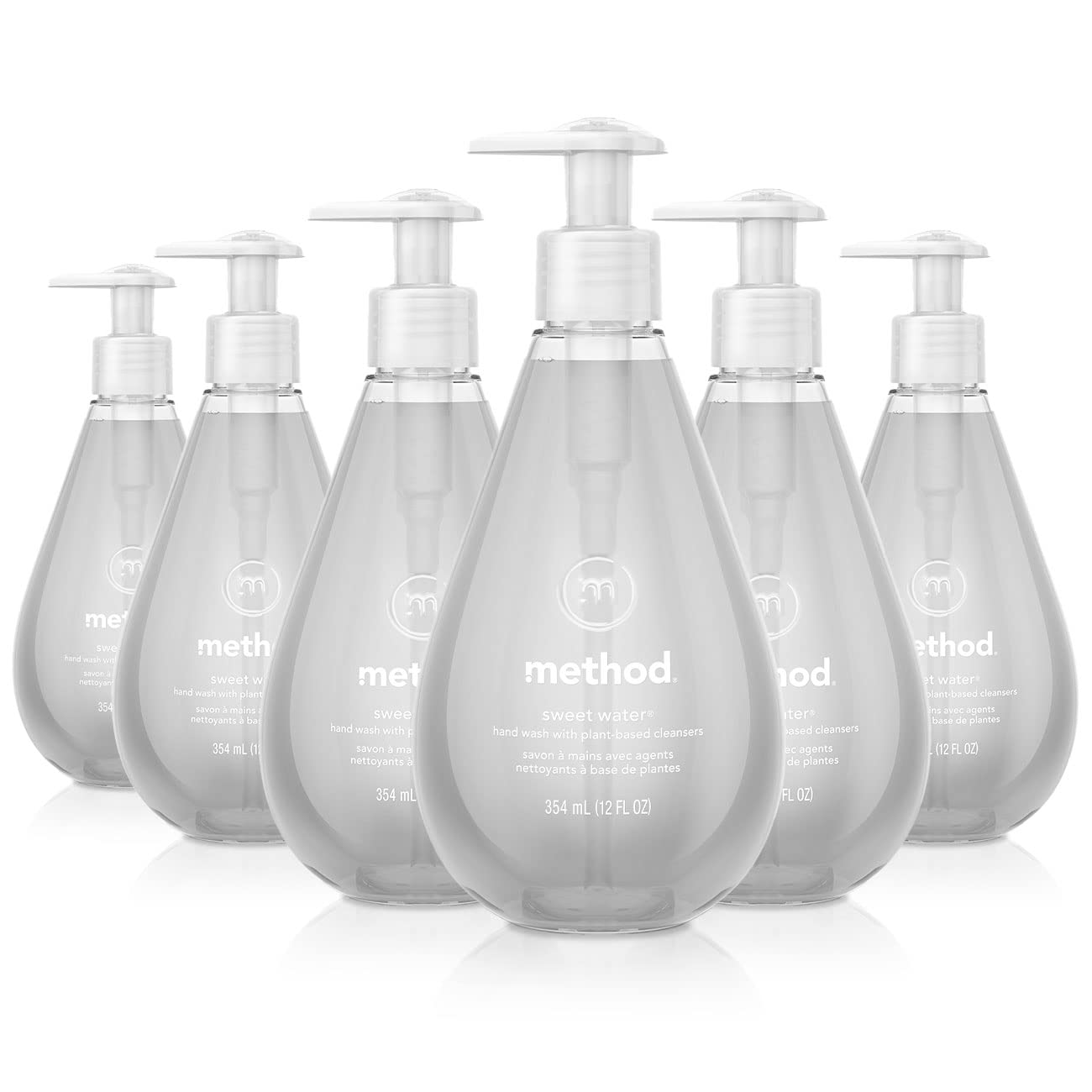 Jabón De Manos Method Gel Sweet Water, 360 Ml, Paquete De 6 - Venta Internacional.