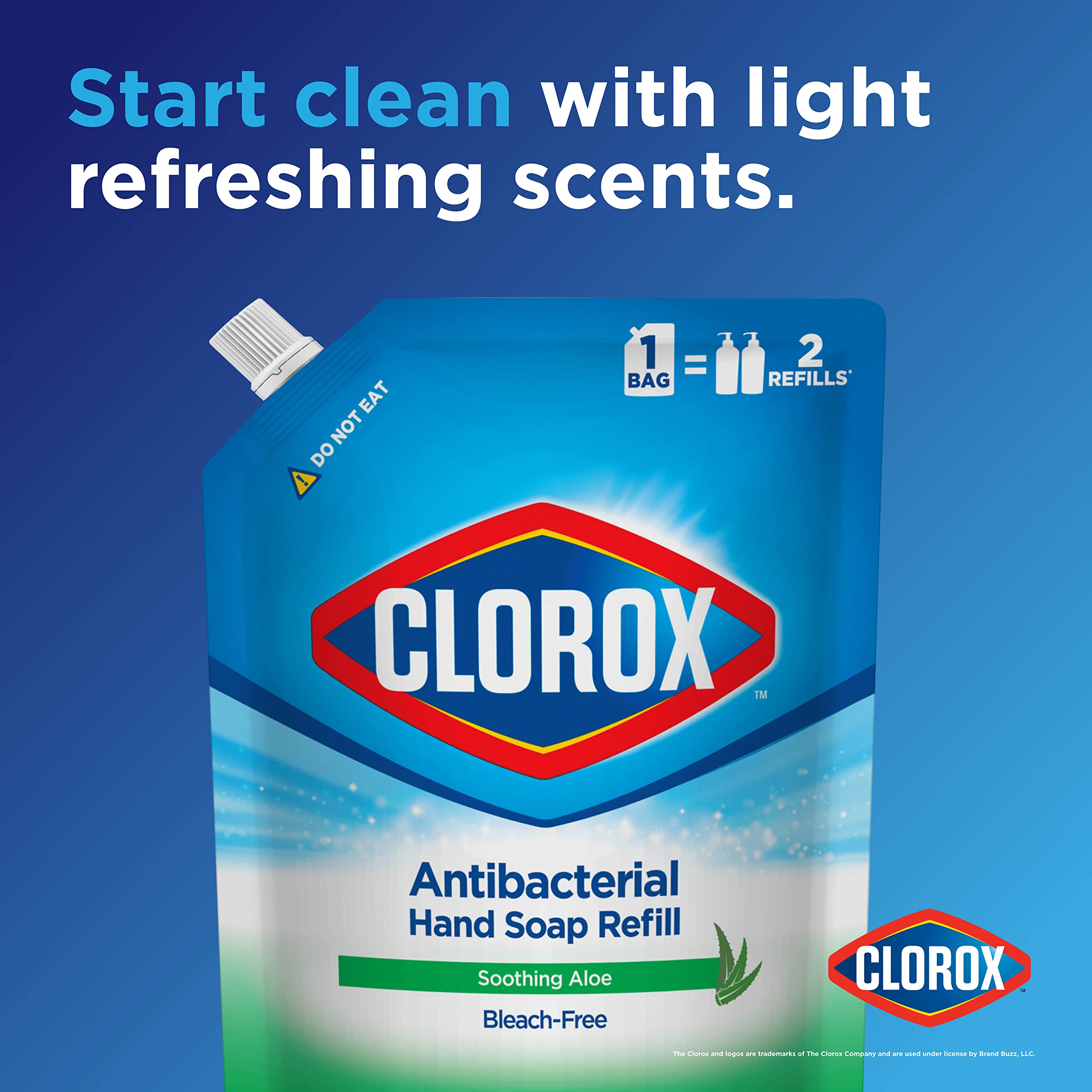 Foto 2 | Recambio De Jabón Líquido Para Manos Clorox Antibacterial, 1 Litro, Calmante Y Aloe - Venta Internacional.