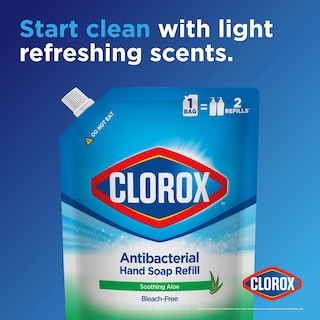 Foto 2 | Recambio De Jabón Líquido Para Manos Clorox Antibacterial, 1 Litro, Calmante Y Aloe - Venta Internacional.