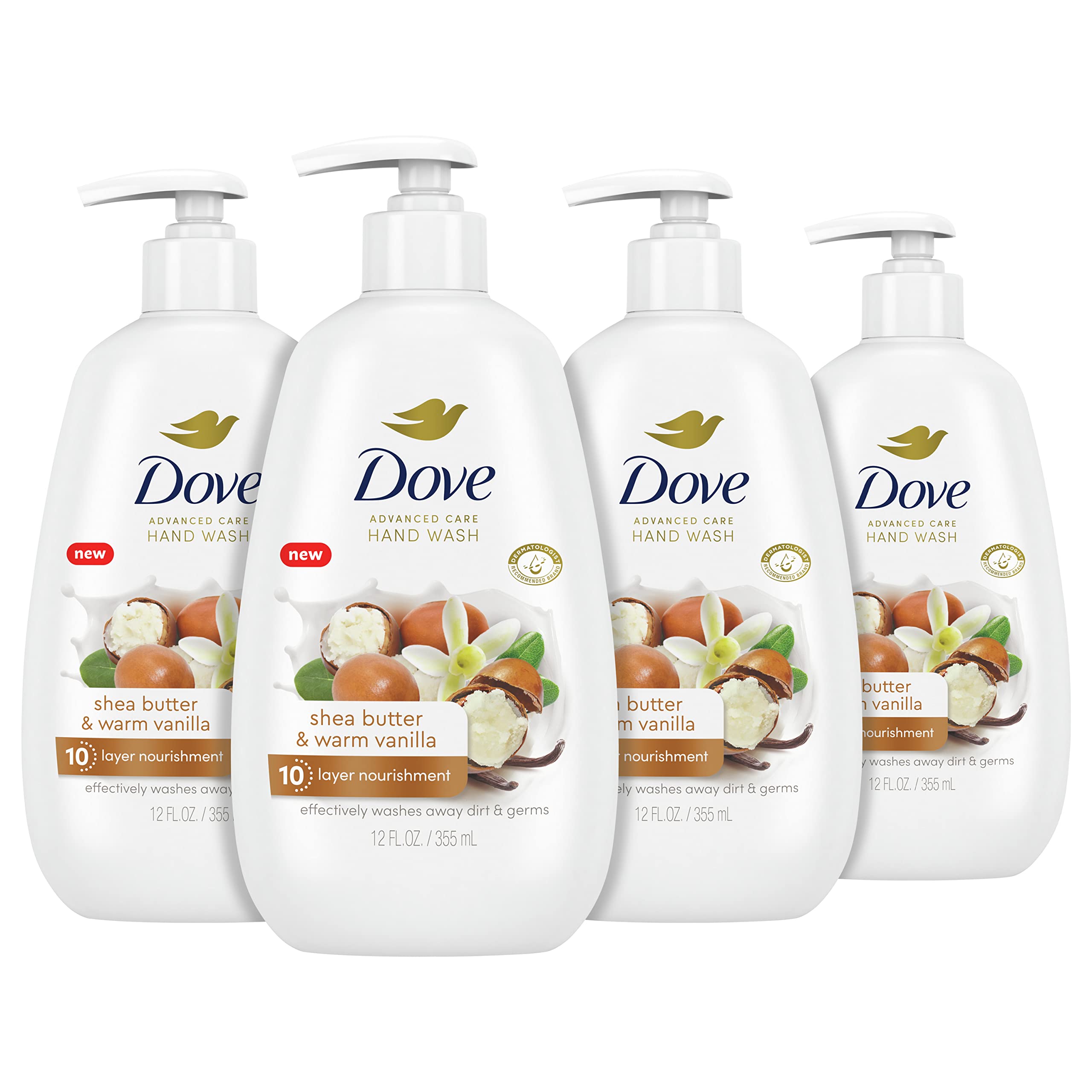 Foto 2 pulgar | Hand Wash Dove Advanced Care Con Manteca De Karité Y Vainilla Caliente, 12 Ml - Venta Internacional.