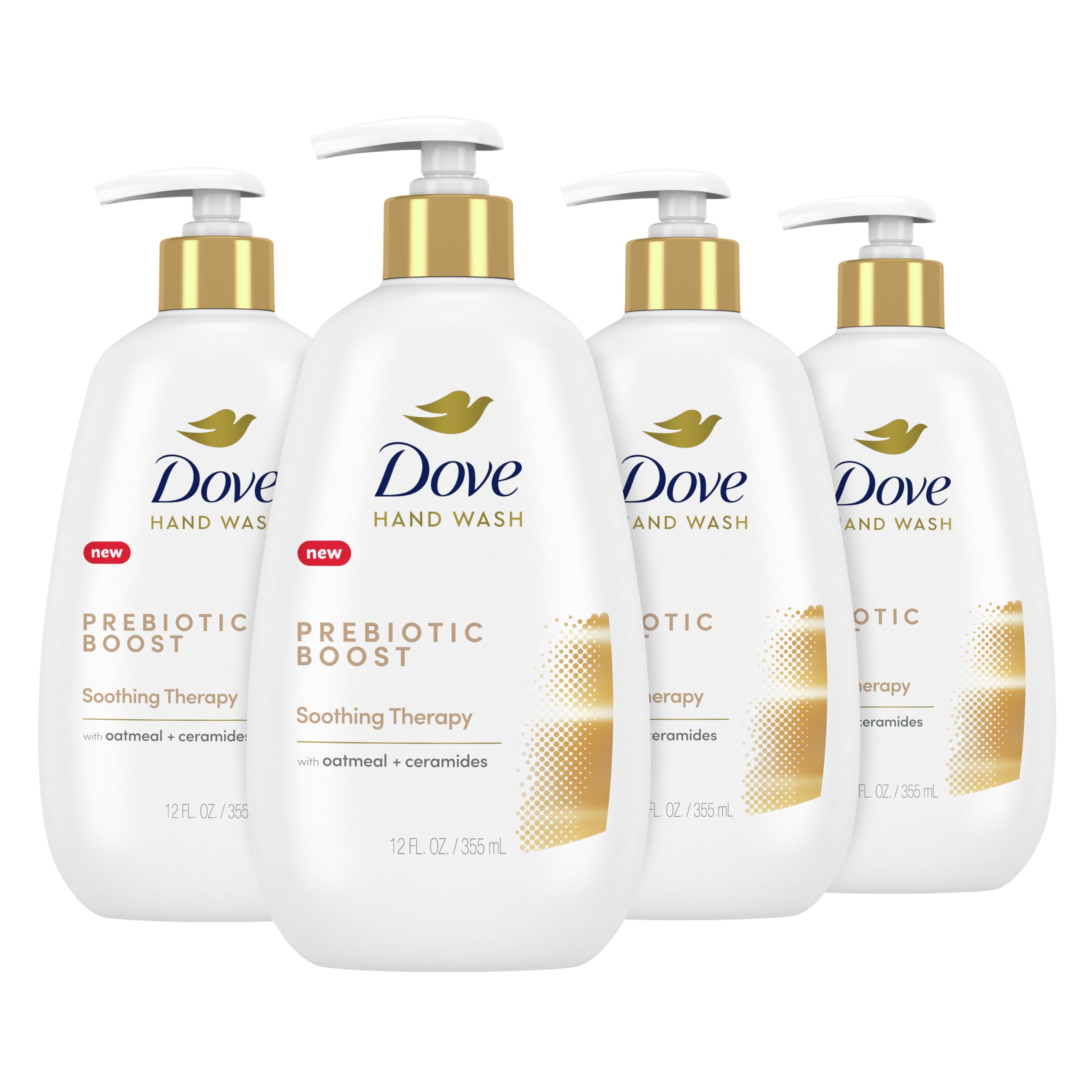 Hand Wash Dove Prebiotic Boost Soothing Therapy, Paquete De 4 Unidades, 12 Ml - Venta Internacional.