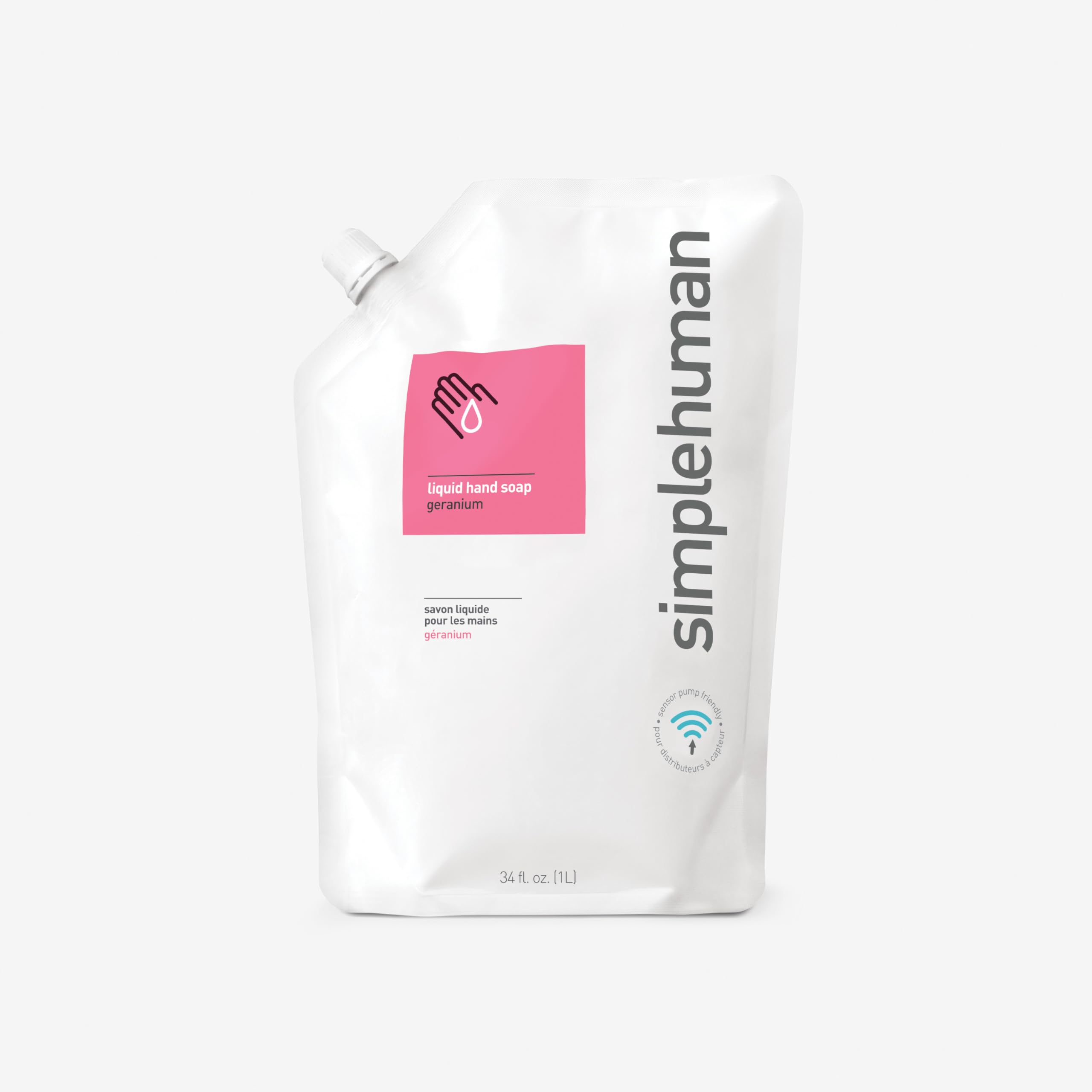 Foto 3 pulgar | Recambio De Jabón Líquido Para Manos Simplehuman Geranium, 1 Litro, Paquete De 6 - Venta Internacional.