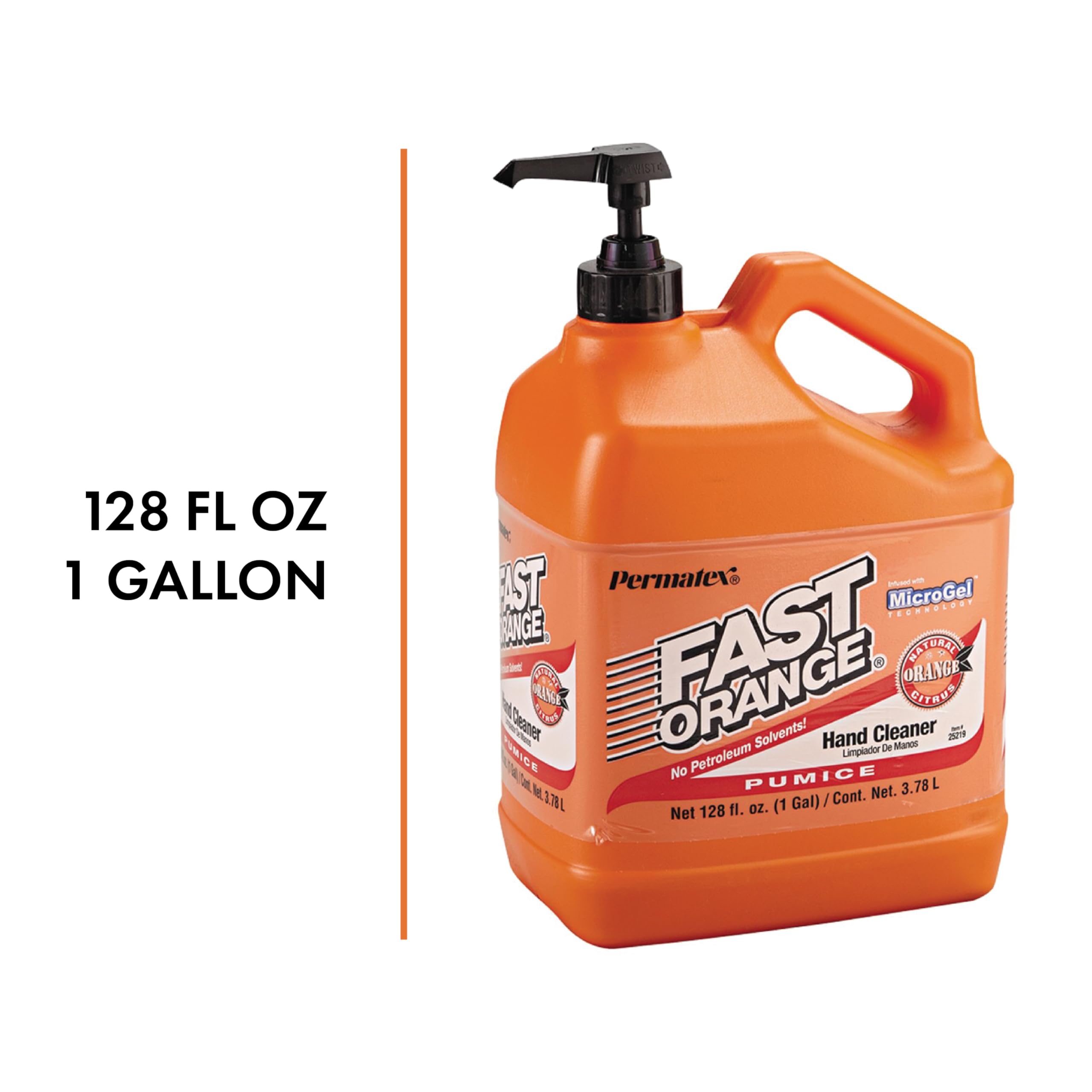 Foto 4 pulgar | Limpiador De Manos Permatex Fast Orange Pomice, Loción De 3,78 L - Venta Internacional.
