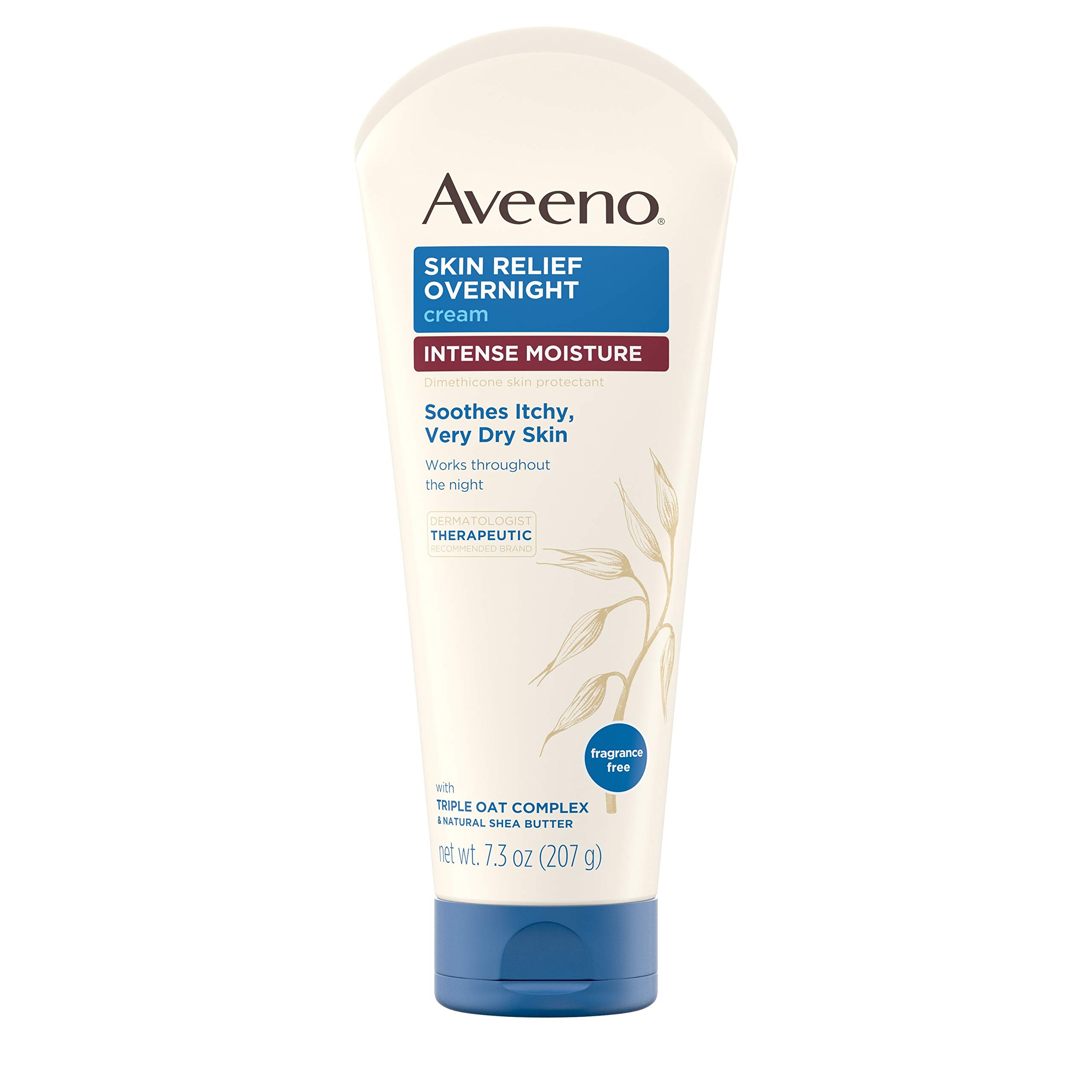 Foto 2 pulgar | Crema Hidratante Aveeno Skin Relief Overnight 215 Ml Paquete de -Venta Internacional