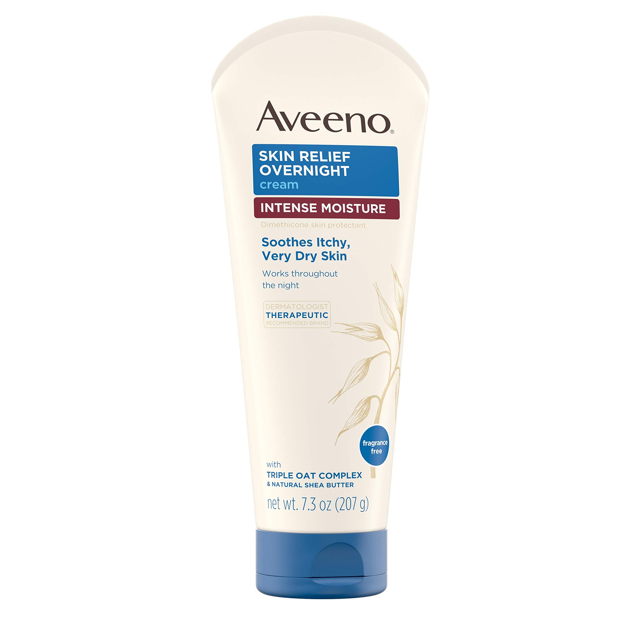 Foto 3 pulgar | Crema Hidratante Aveeno Skin Relief Overnight 215 Ml Paquete de -Venta Internacional