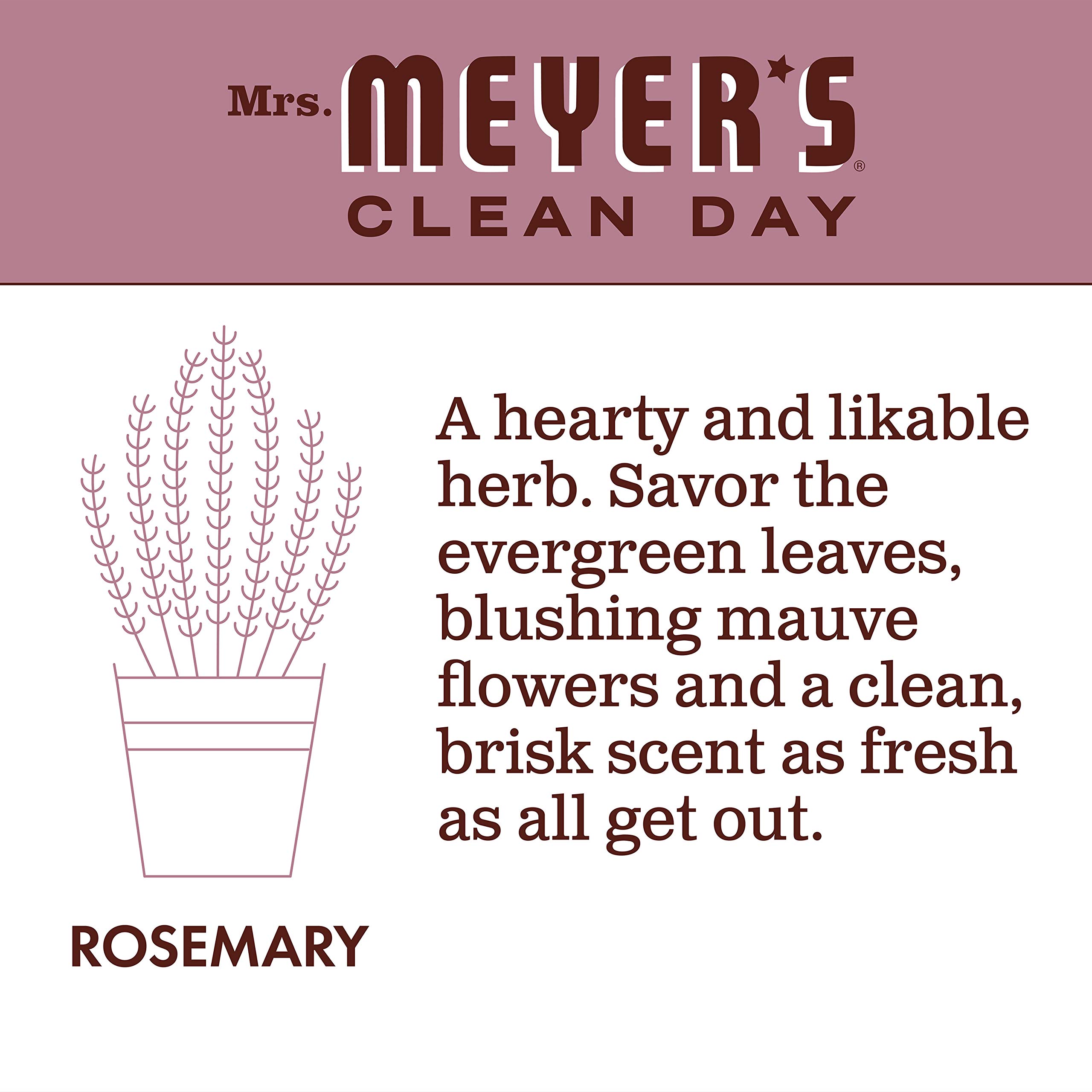 Foto 4 pulgar | Jabón De Manos Mrs. Meyer's Clean Day Rosemary 370 Ml Con Aceites Esenciales - Venta Internacional.