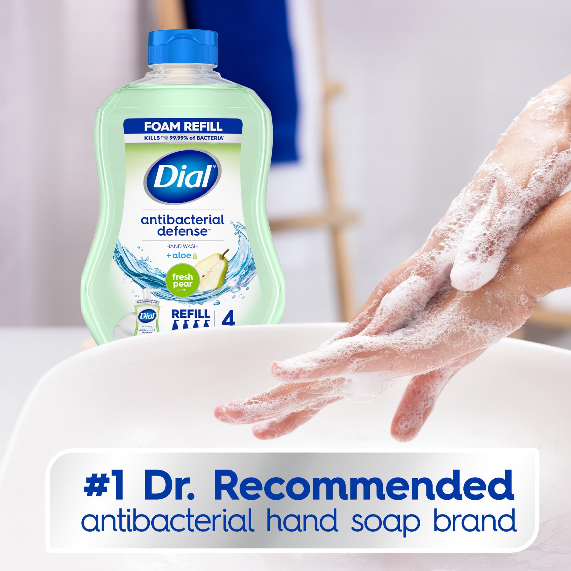 Foto 5 pulgar | Dial De Recambio Para Lavado A Mano, Antibacteriano, Color Pera Fresca, 900 Ml - Venta Internacional.