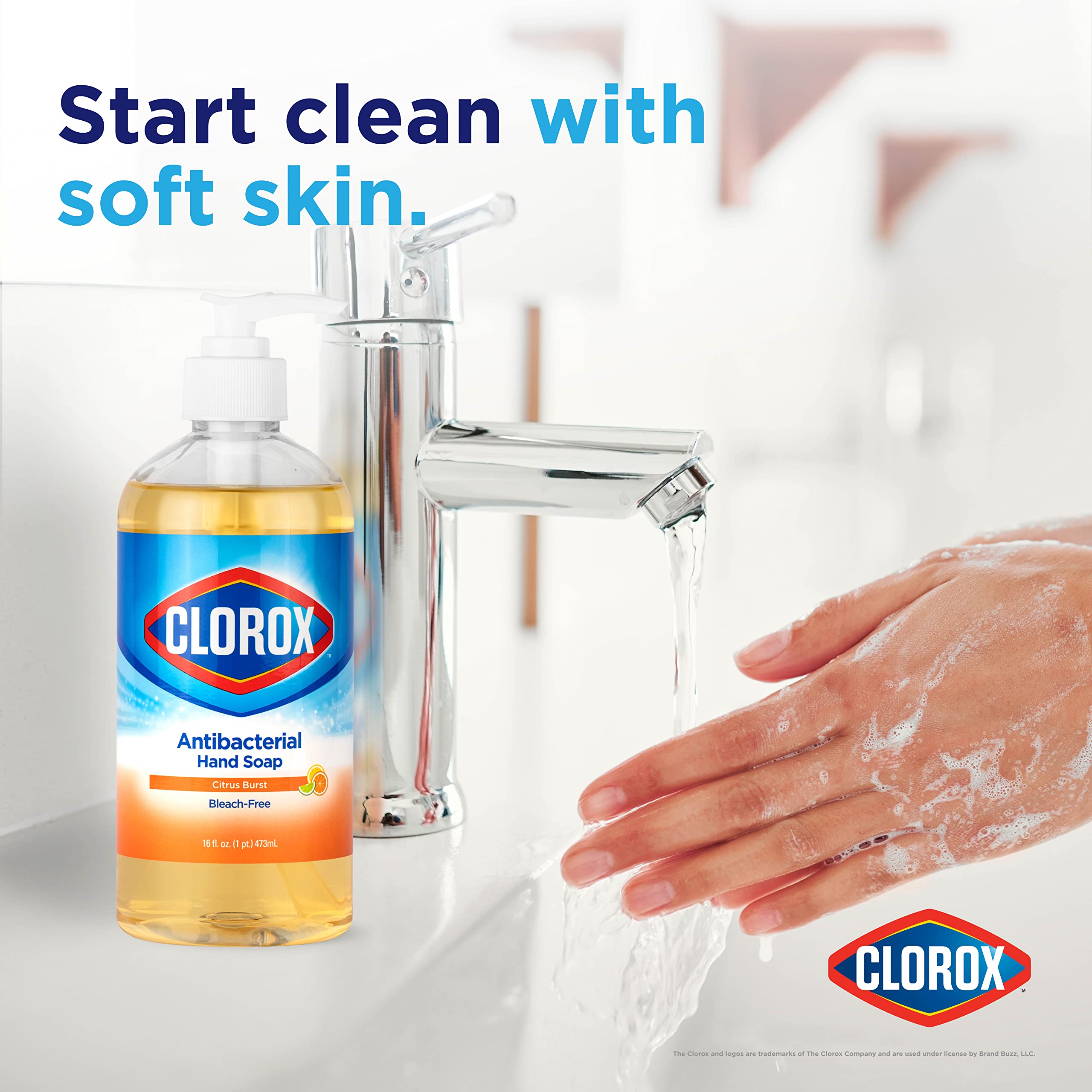 Foto 5 pulgar | Jabón De Manos Clorox Antibacterial 473ml Citrus Burst - Venta Internacional.