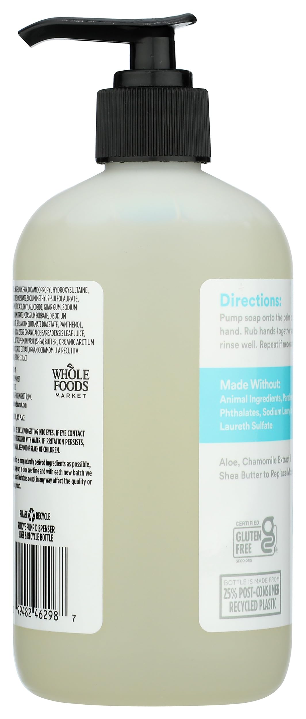 Foto 2 | Jabón Líquido Para Manos 365 De Whole Foods Market, 370 Ml, Sin Fragancia - Venta Internacional.