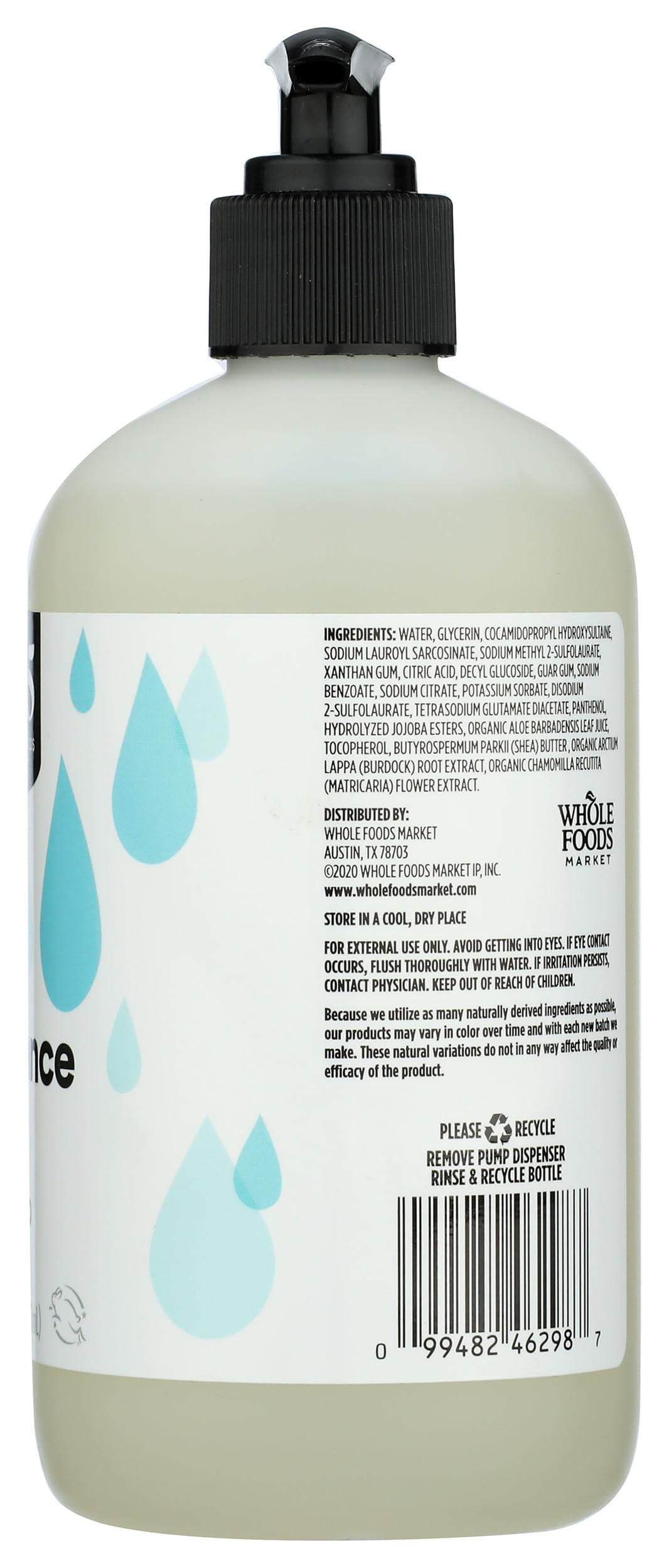 Foto 5 | Jabón Líquido Para Manos 365 De Whole Foods Market, 370 Ml, Sin Fragancia - Venta Internacional.