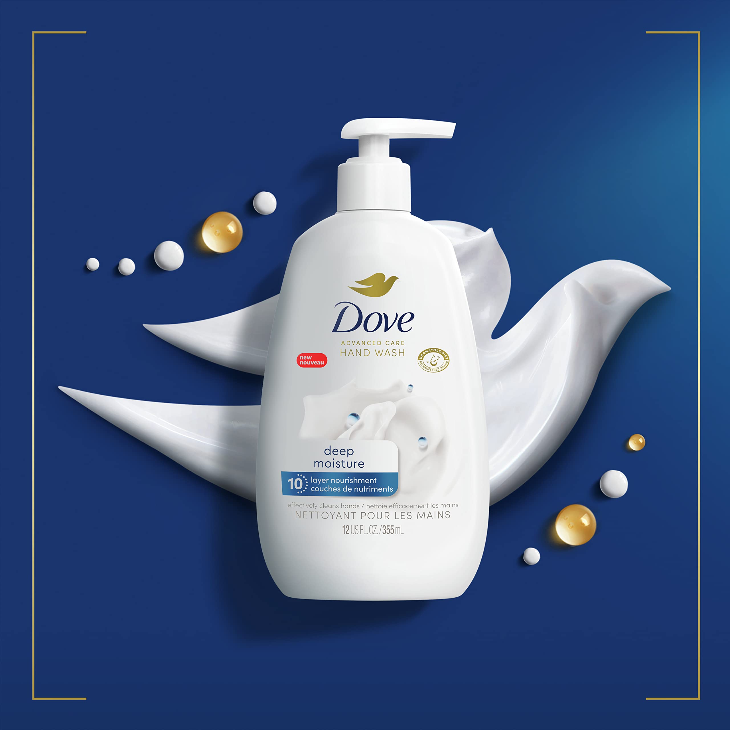 Foto 4 pulgar | Jabón De Manos Dove Advanced Care Deep Moisture, 12 Ml, Paquete De 4 - Venta Internacional.