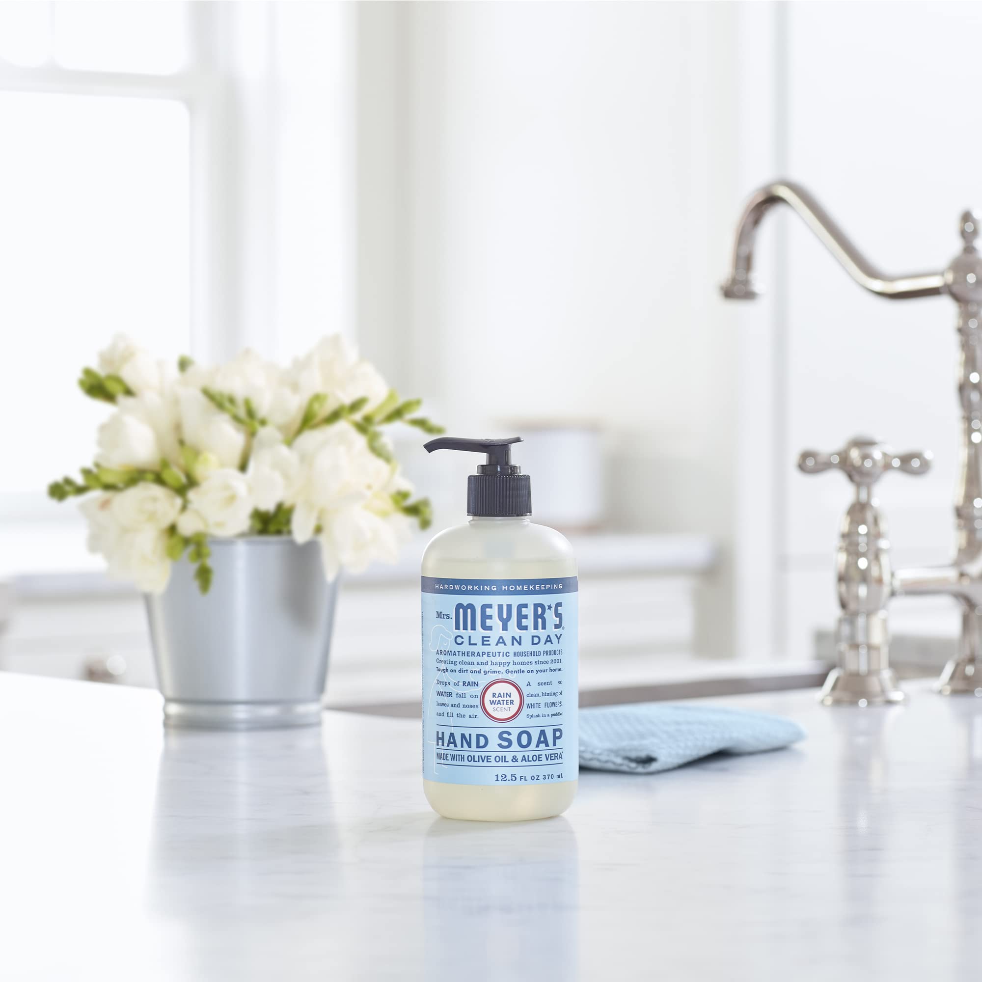 Foto 5 | Jabón De Manos Mrs. Meyer's Clean Day Rain Water 370 Ml - Venta Internacional.