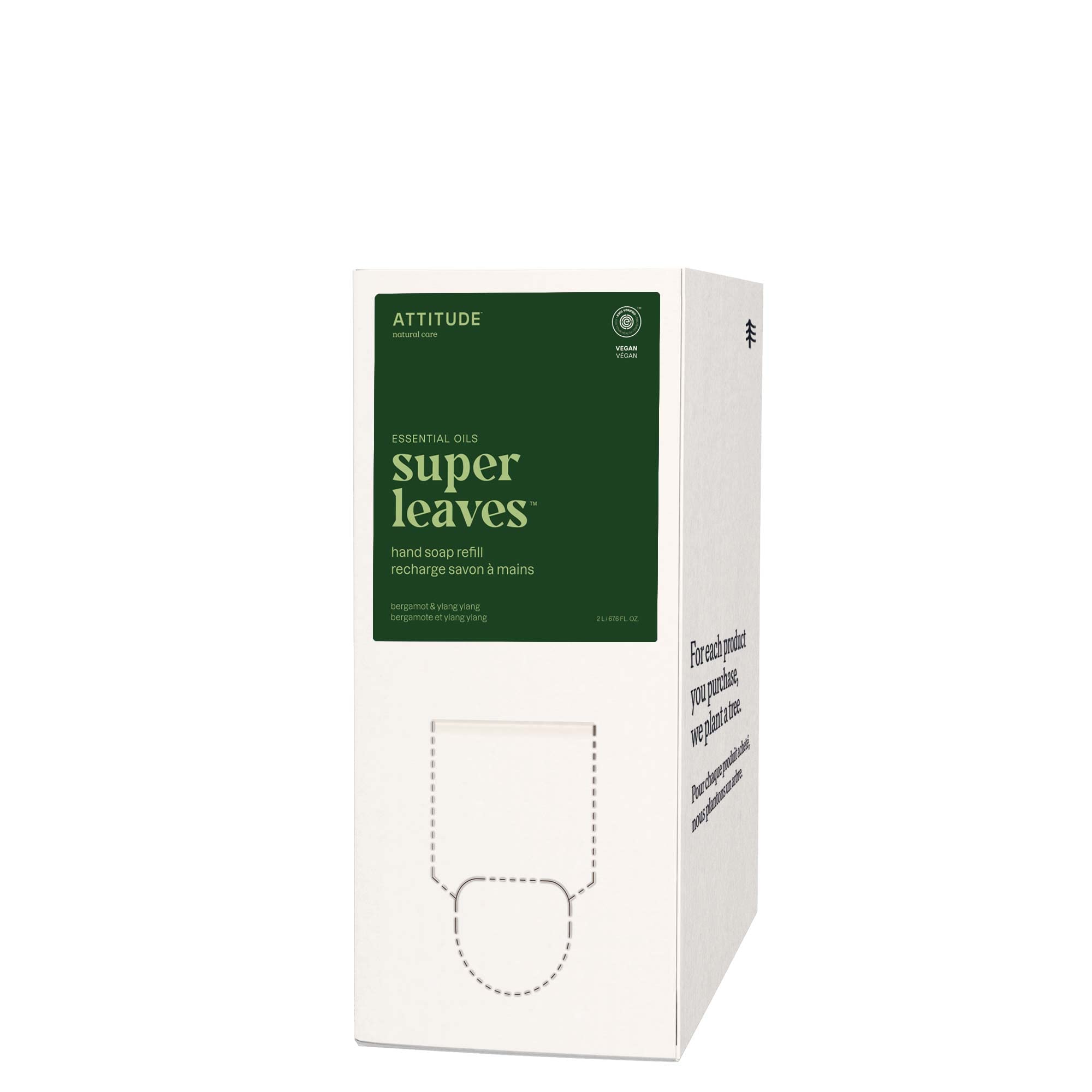 Jabón Líquido Para Manos Attitude Bergamota E Ylang Ylang 2l - Venta Internacional. $1,250