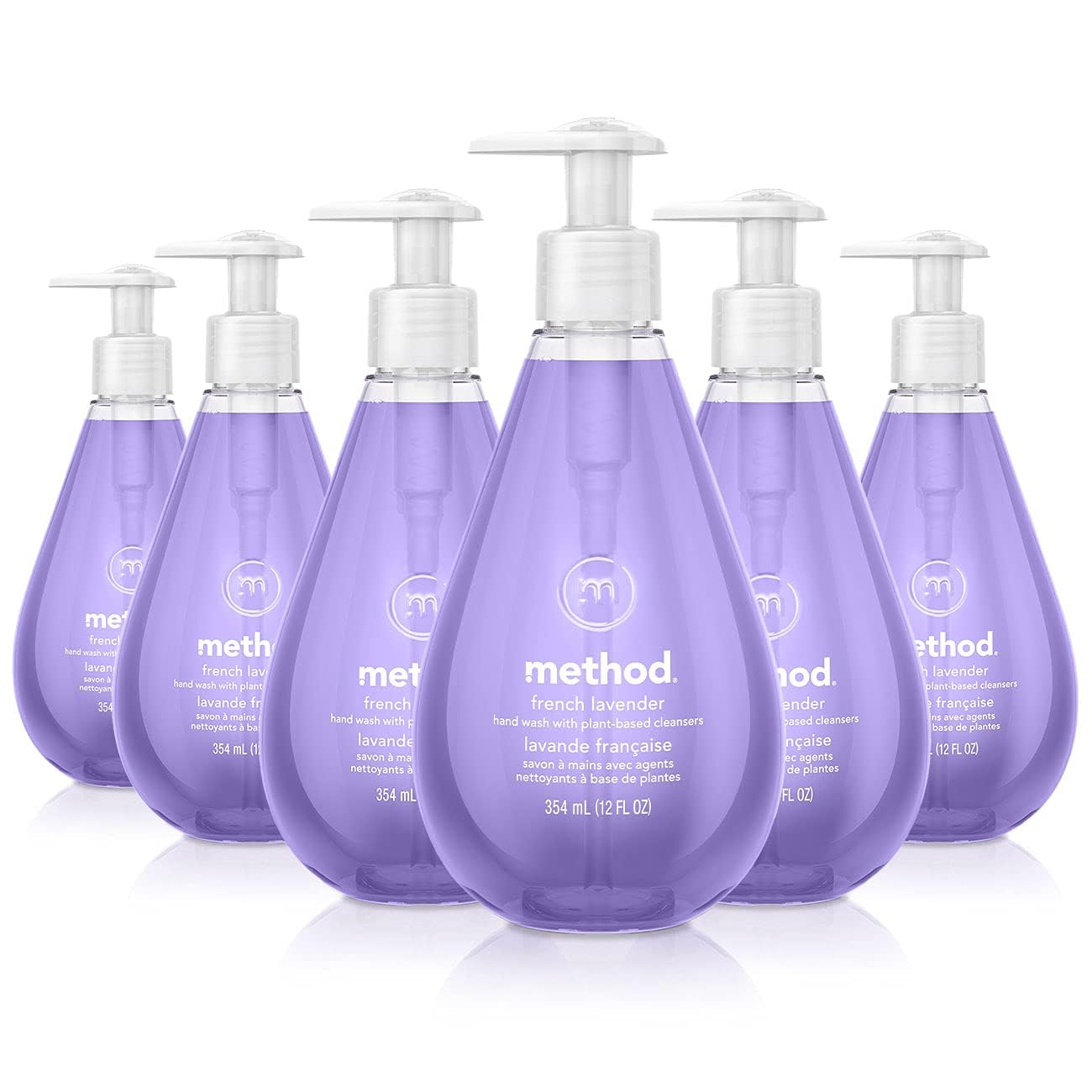 Método De Lavado De Manos, Gel De Lavanda Francesa, 360 Ml, Paquete De 6 - Venta Internacional.