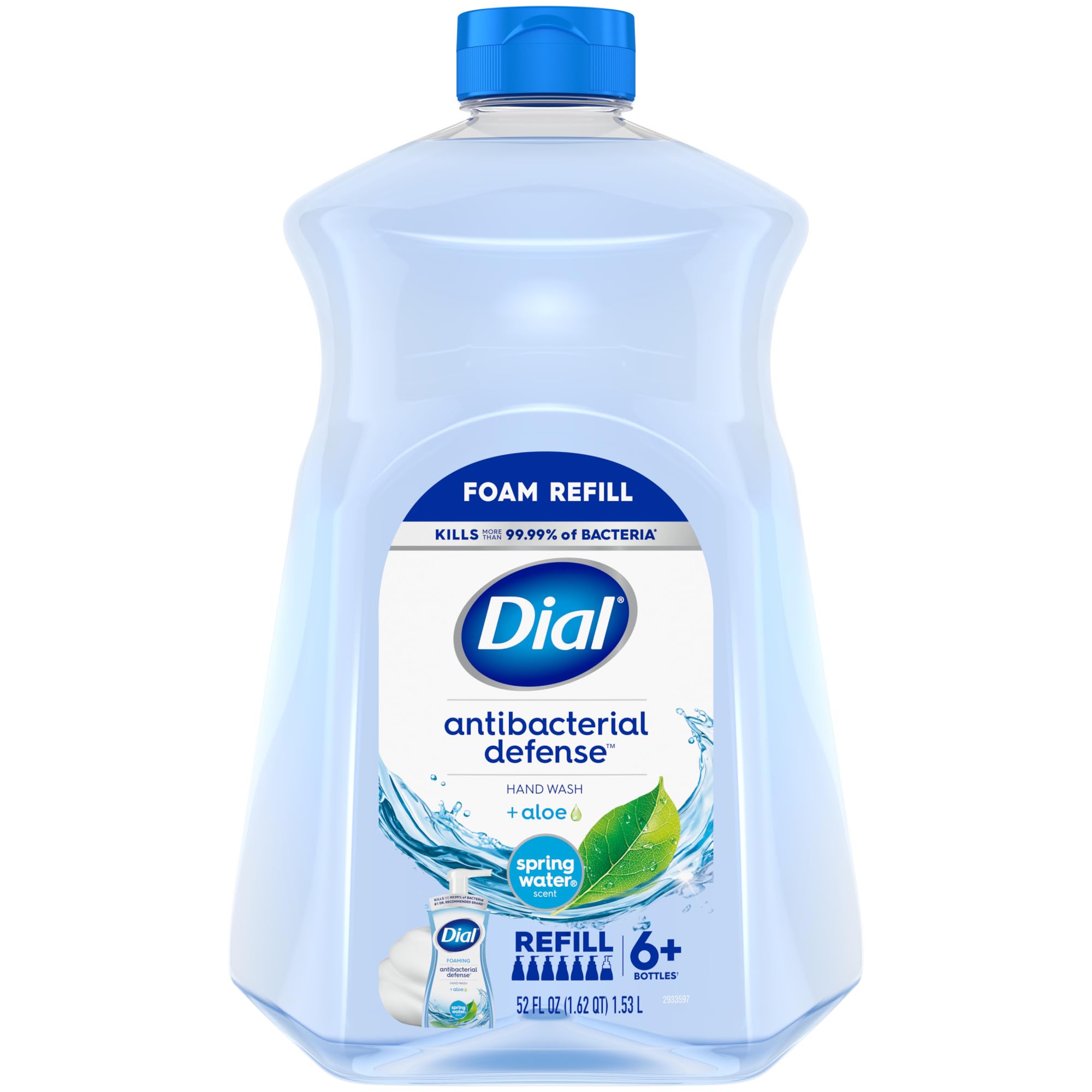 Foto 2 pulgar | Dial De Recarga De Jabón De Manos, Agua De Manantial Antibacteriana, 1,5 L - Venta Internacional.