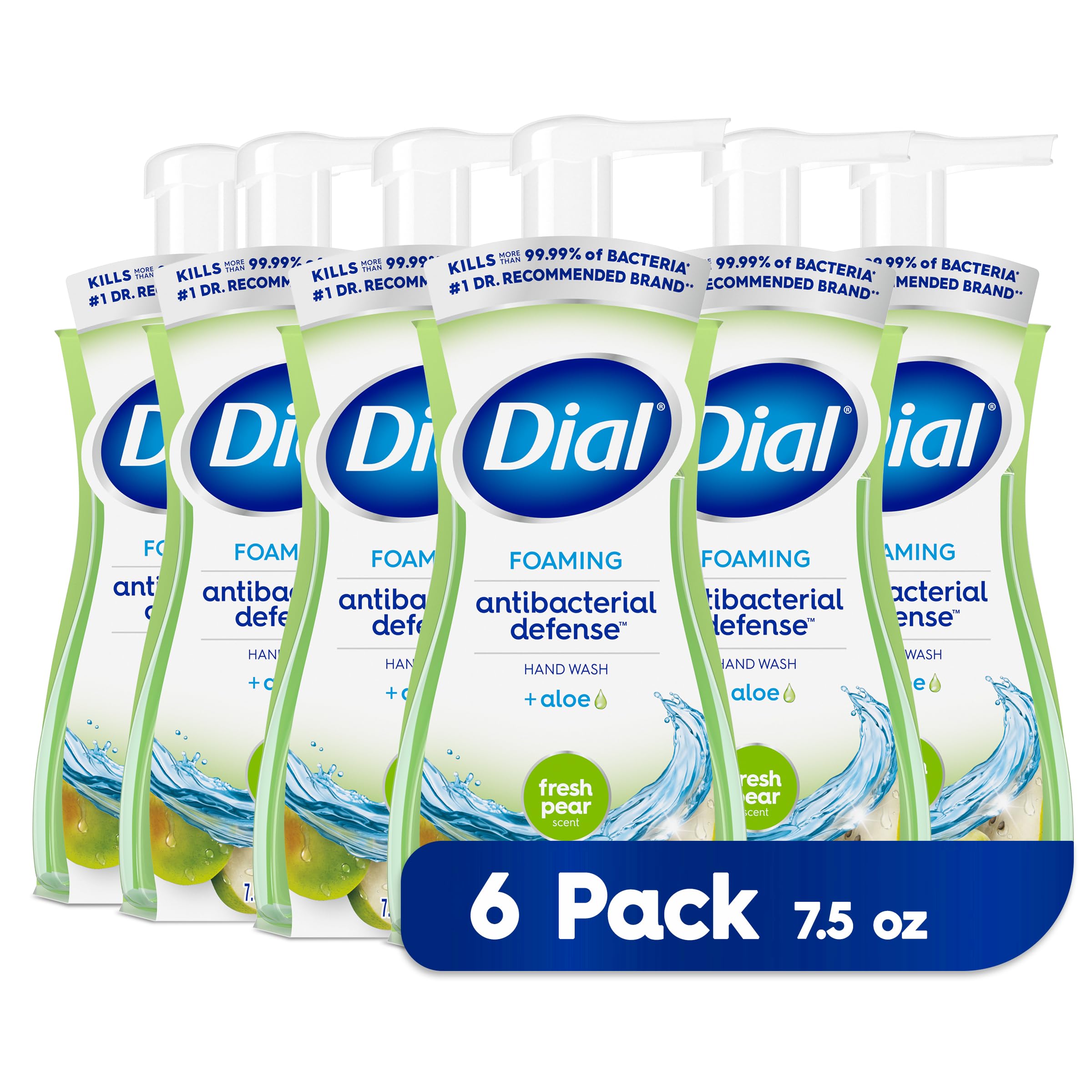 Foto 2 pulgar | Hand Wash Dial Antibacteriano Fresh Pear 221 Ml (paquete De 6) - Venta Internacional.