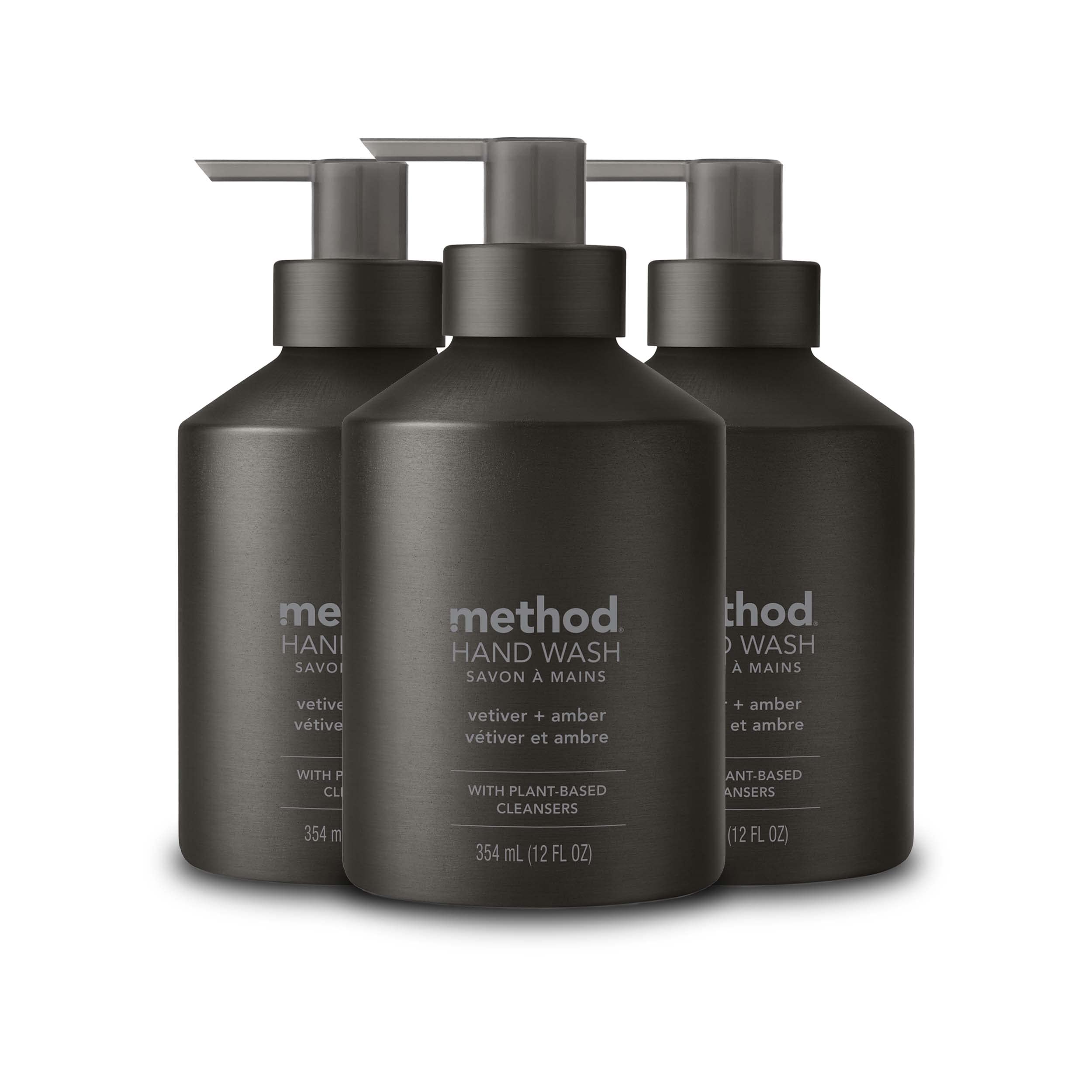 Jabón De Manos Method Gel Vetiver + Amber, Botella Reutilizable De 360 Ml, X3 - Venta Internacional.