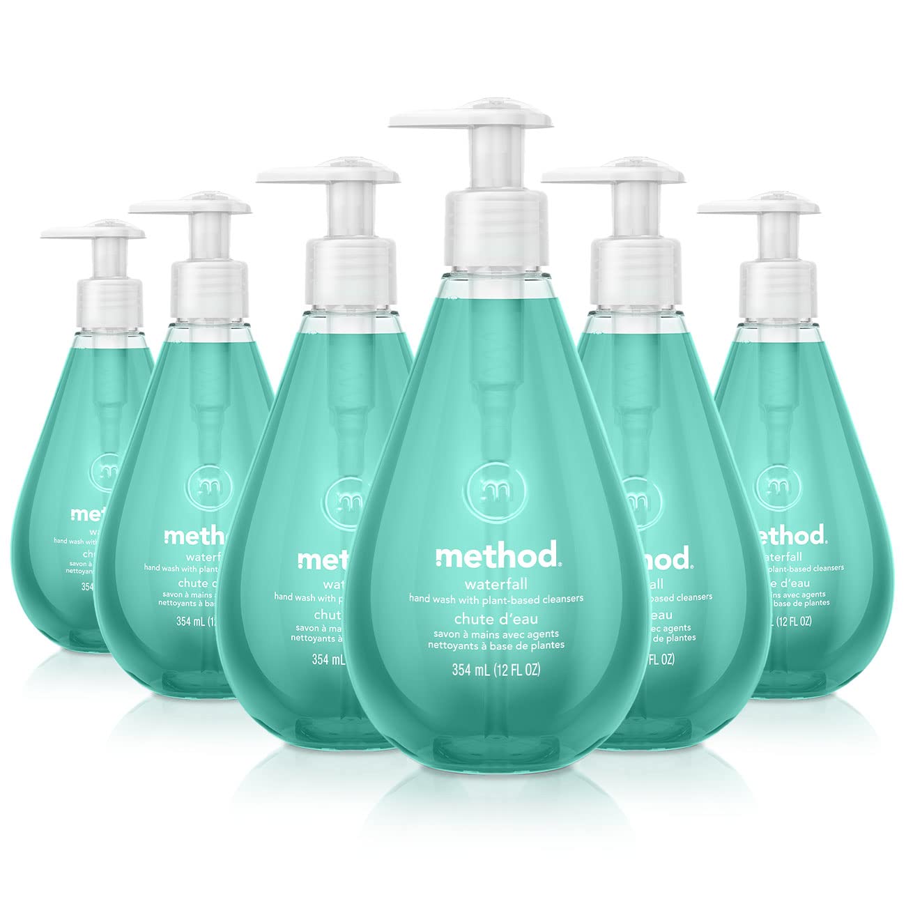 Foto 2 pulgar | Jabón De Manos Method Gel Waterfall, 360 Ml, Paquete De 6, Biodegradable - Venta Internacional.
