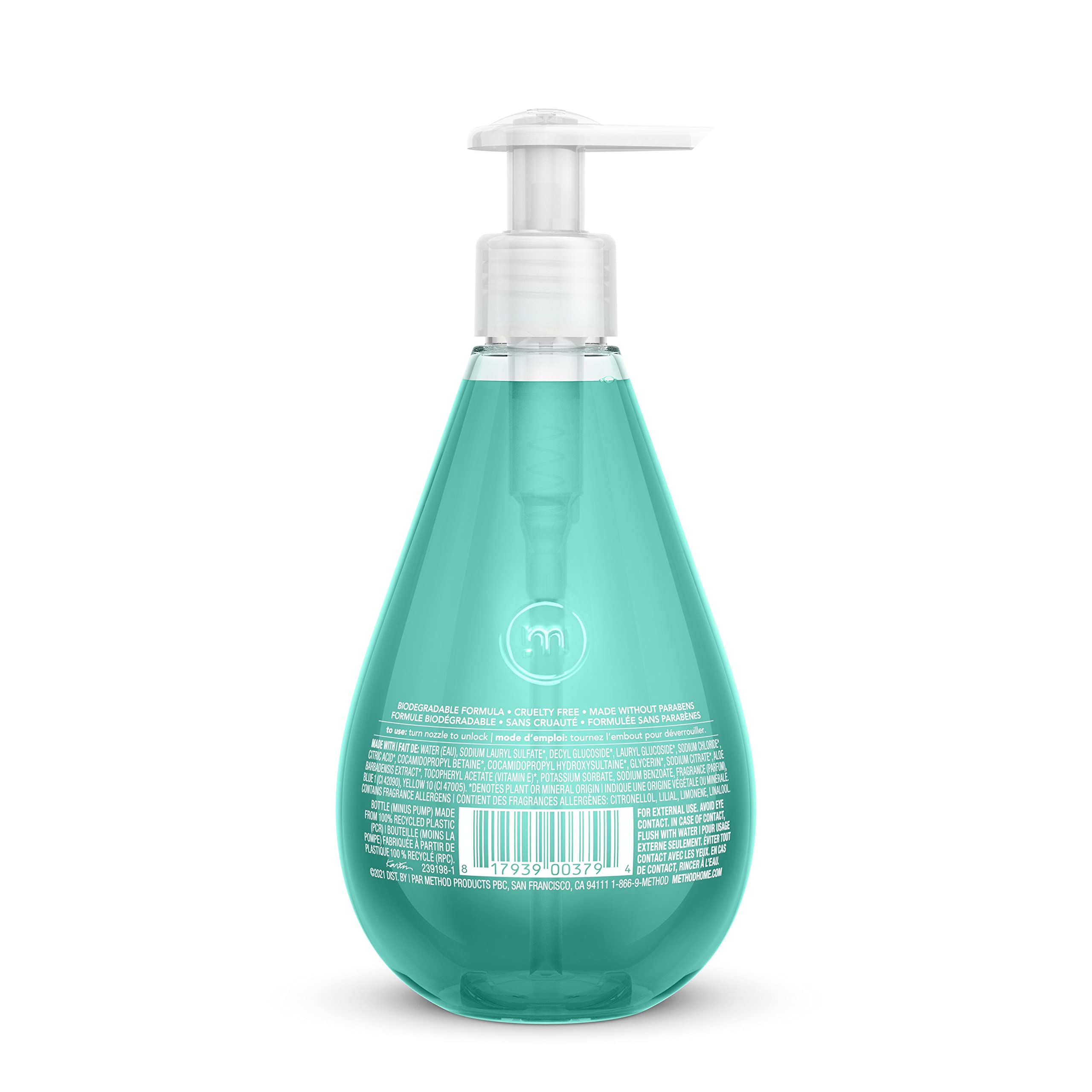 Foto 2 | Jabón De Manos Method Gel Waterfall, 360 Ml, Paquete De 6, Biodegradable - Venta Internacional.