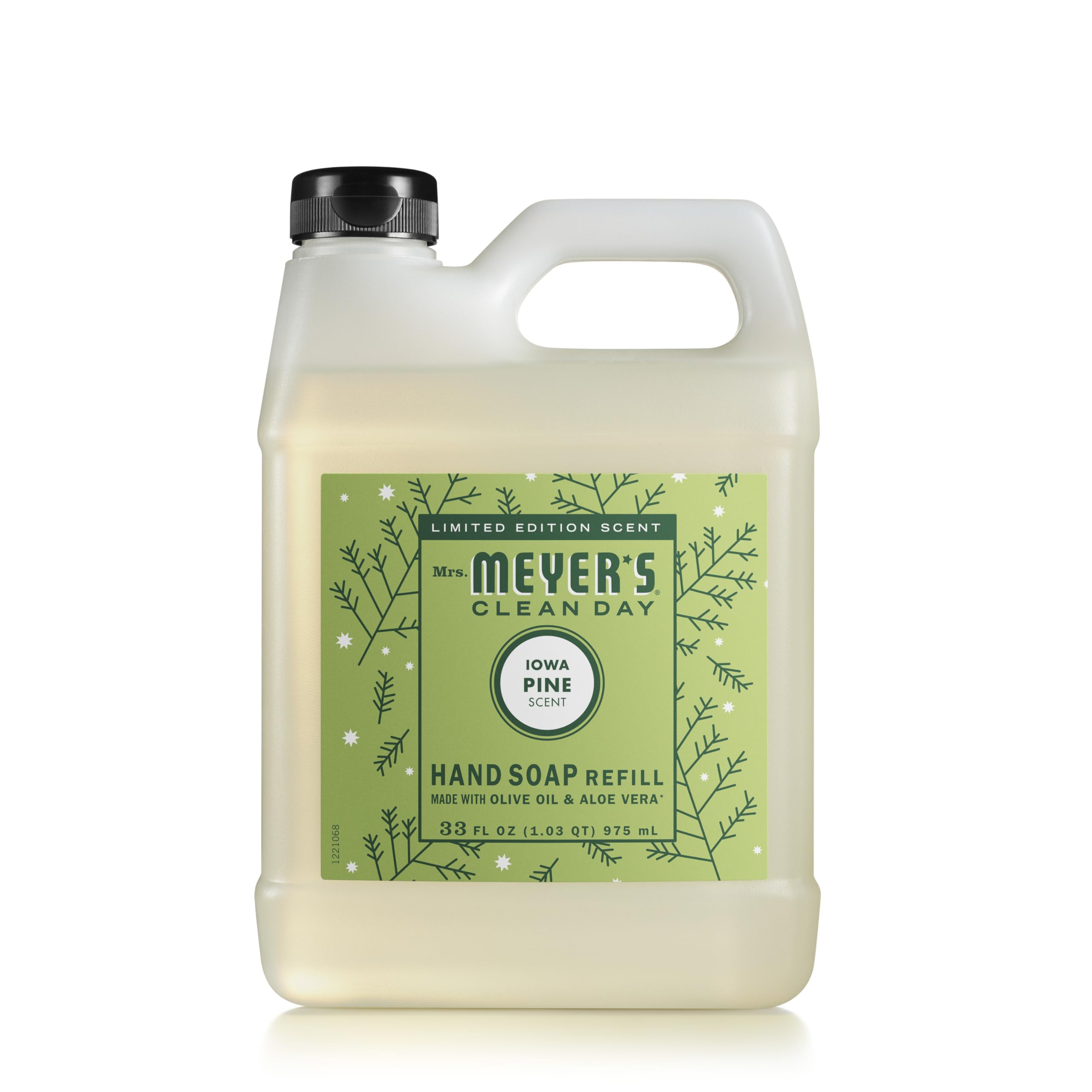 Recambio De Jabón Líquido Para Manos Mrs. Meyer's Clean Day Iowa Pine, 1 L - Venta Internacional.