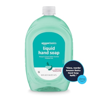 Foto 6 | Recambio De Jabón Líquido Para Manos Amazon Basics Mango & Coconut 1,5 L - Venta Internacional.